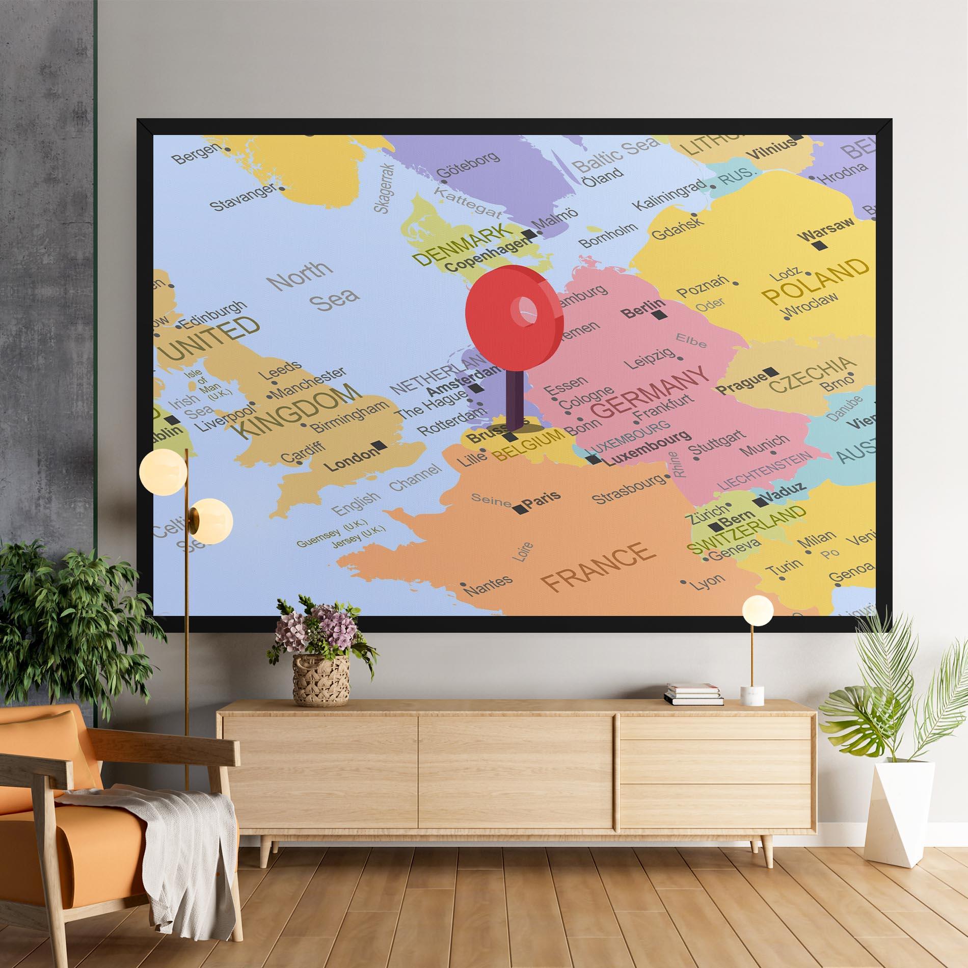 Leinwandbild Belgium Close Up mockup 9