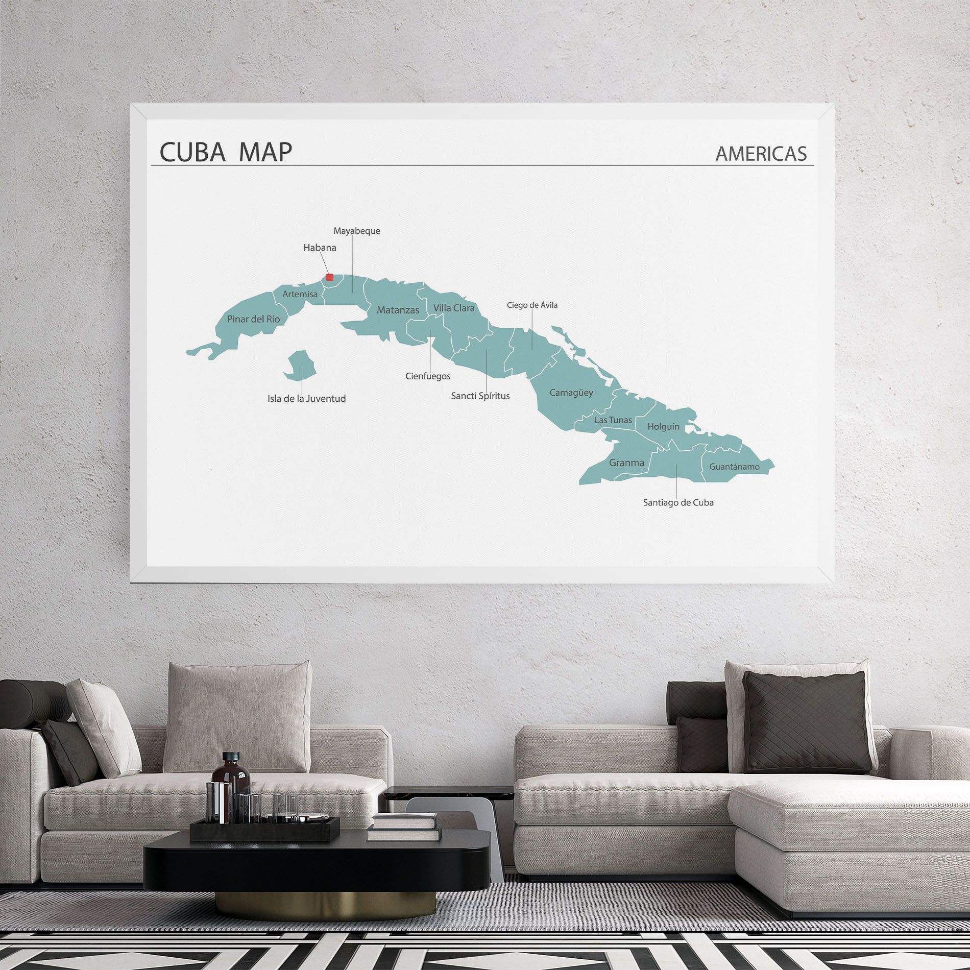 Cuba Map mockup 2
