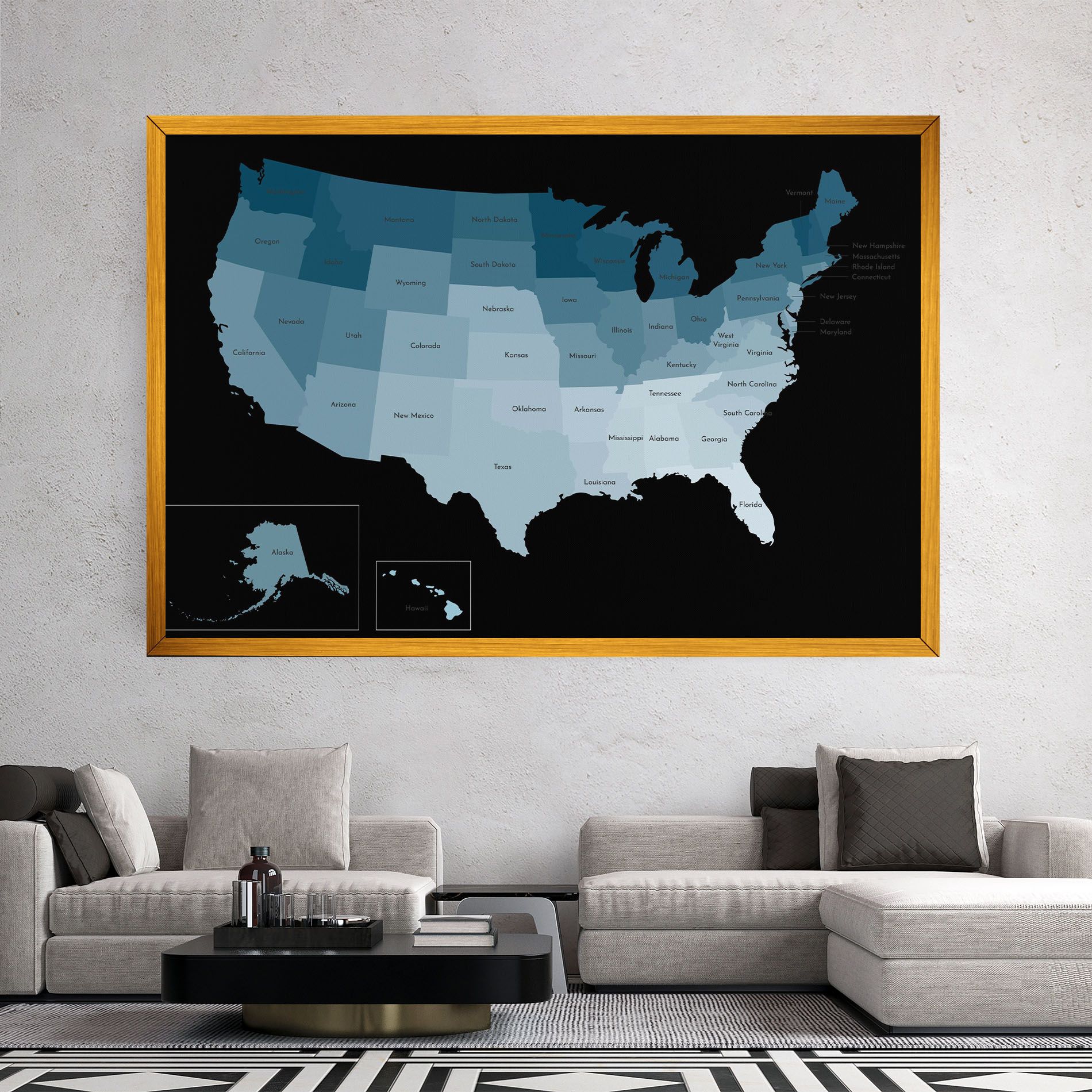 Sua Blue Map mockup 2