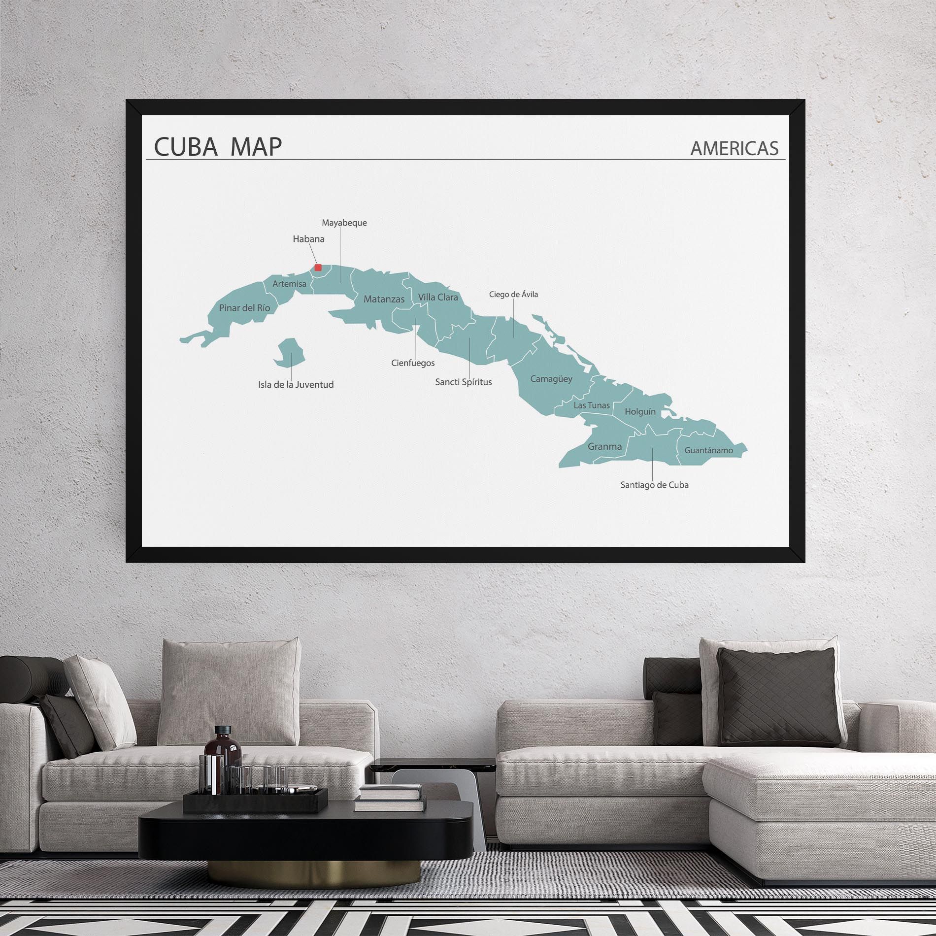 Cuba Map mockup 2