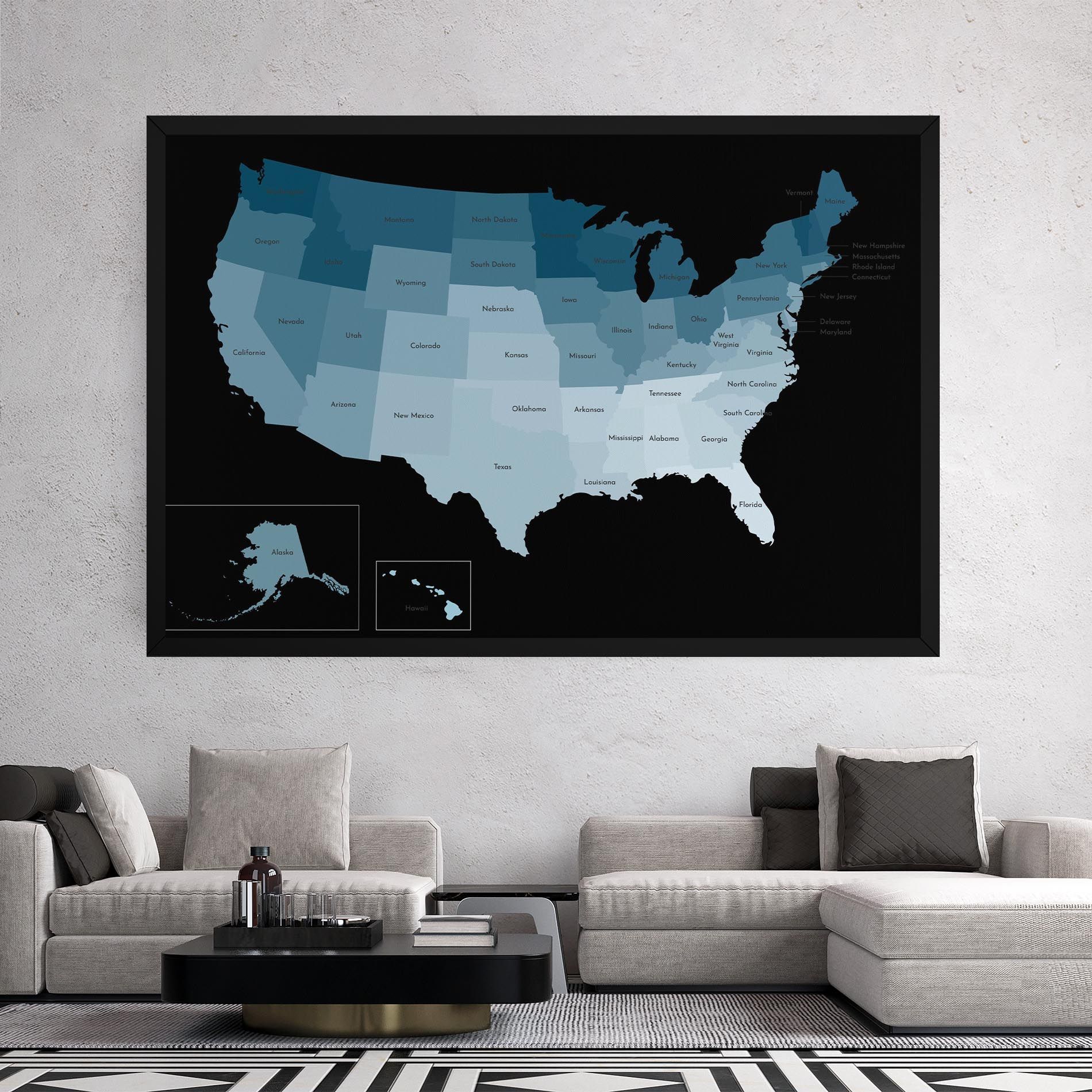 Sua Blue Map mockup 2