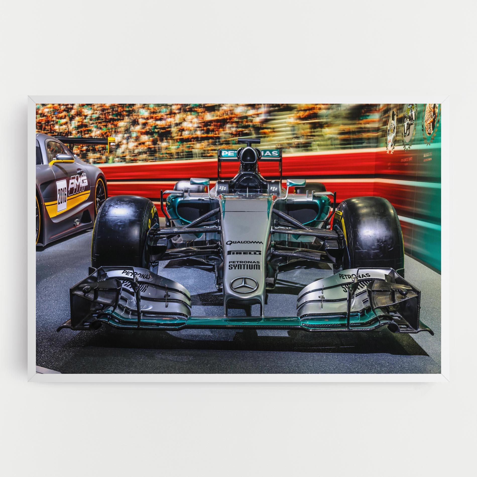 Leinwandbild Black Green F1 mockup 0