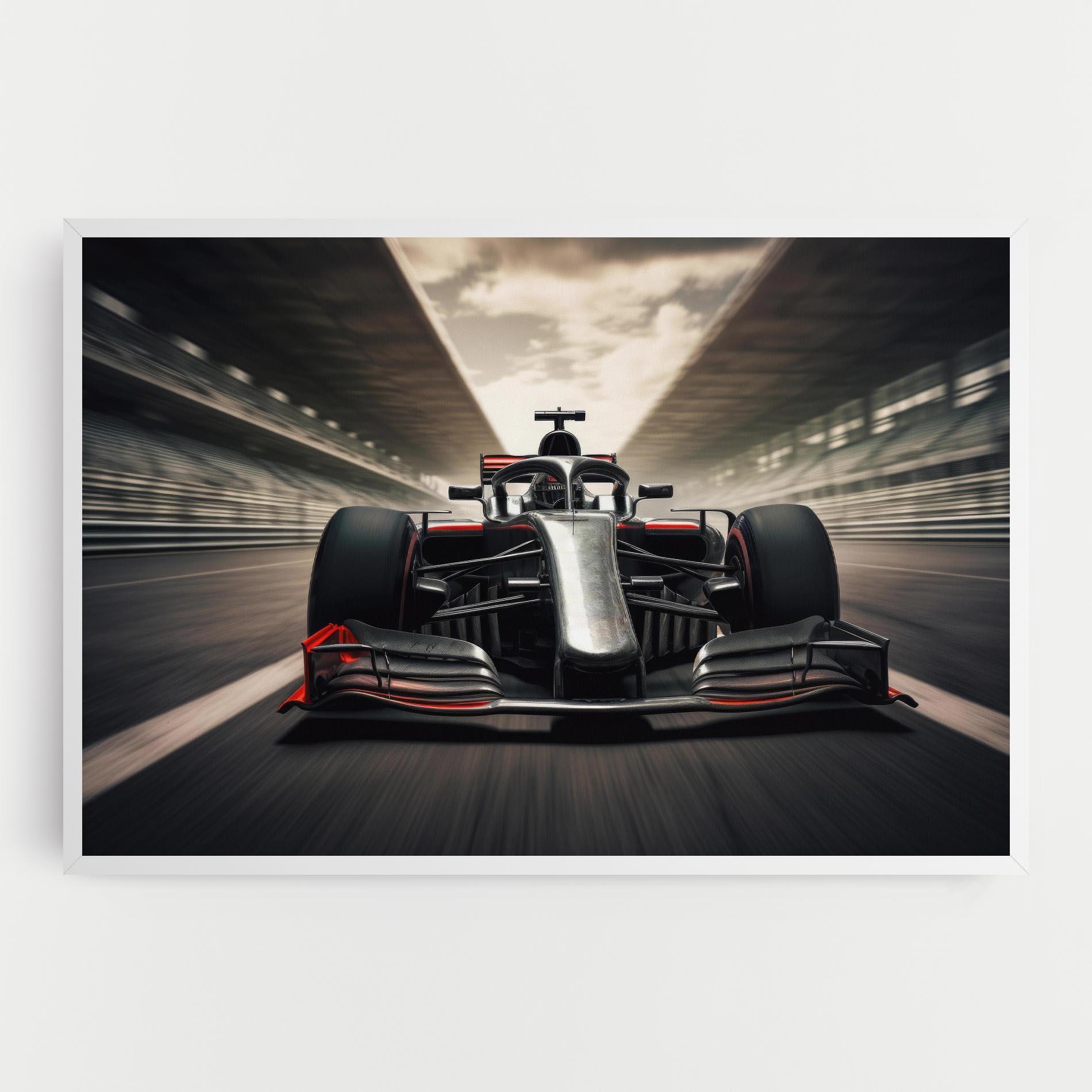 Leinwandbild Black Red F1 mockup 0