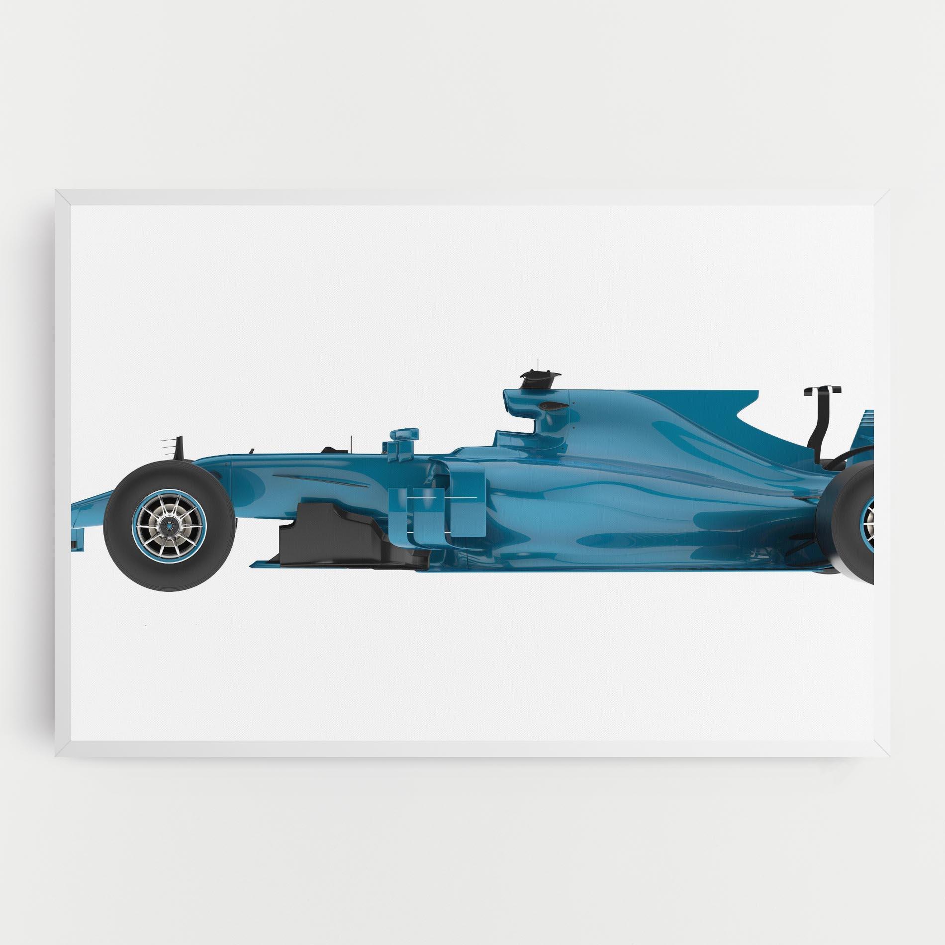 Leinwandbild Blue F1 Toy mockup 0