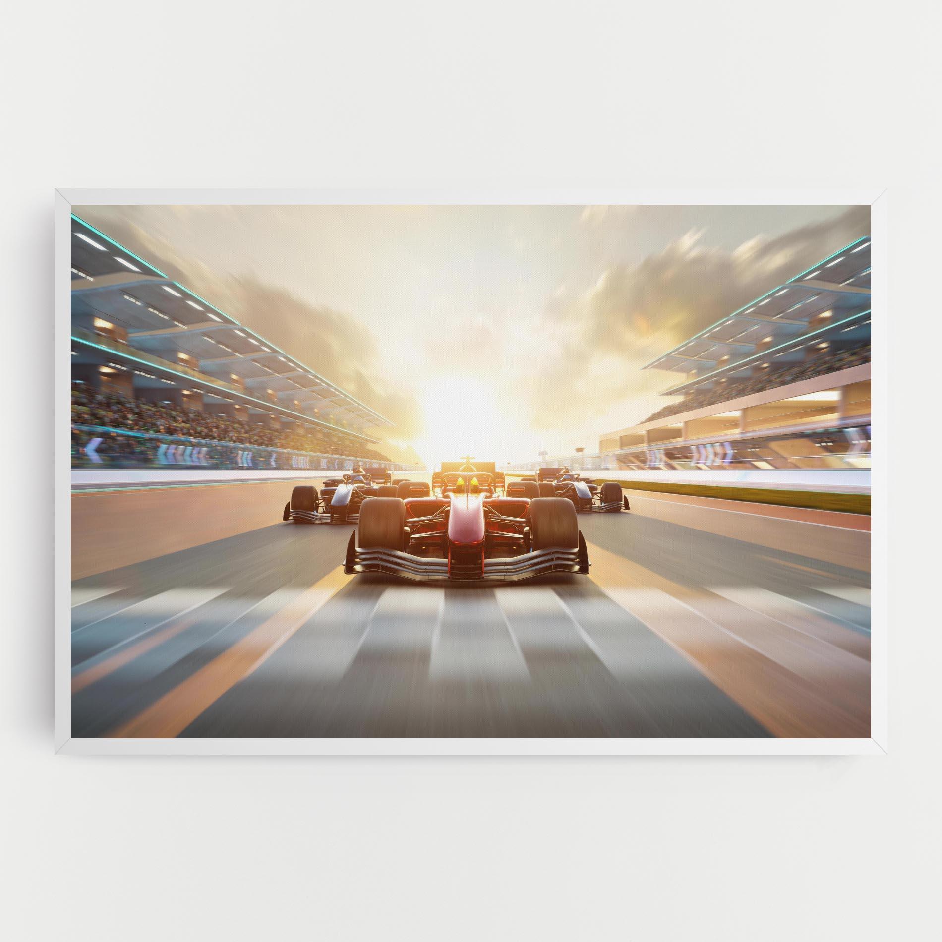 Leinwandbild F1 Winning mockup 0