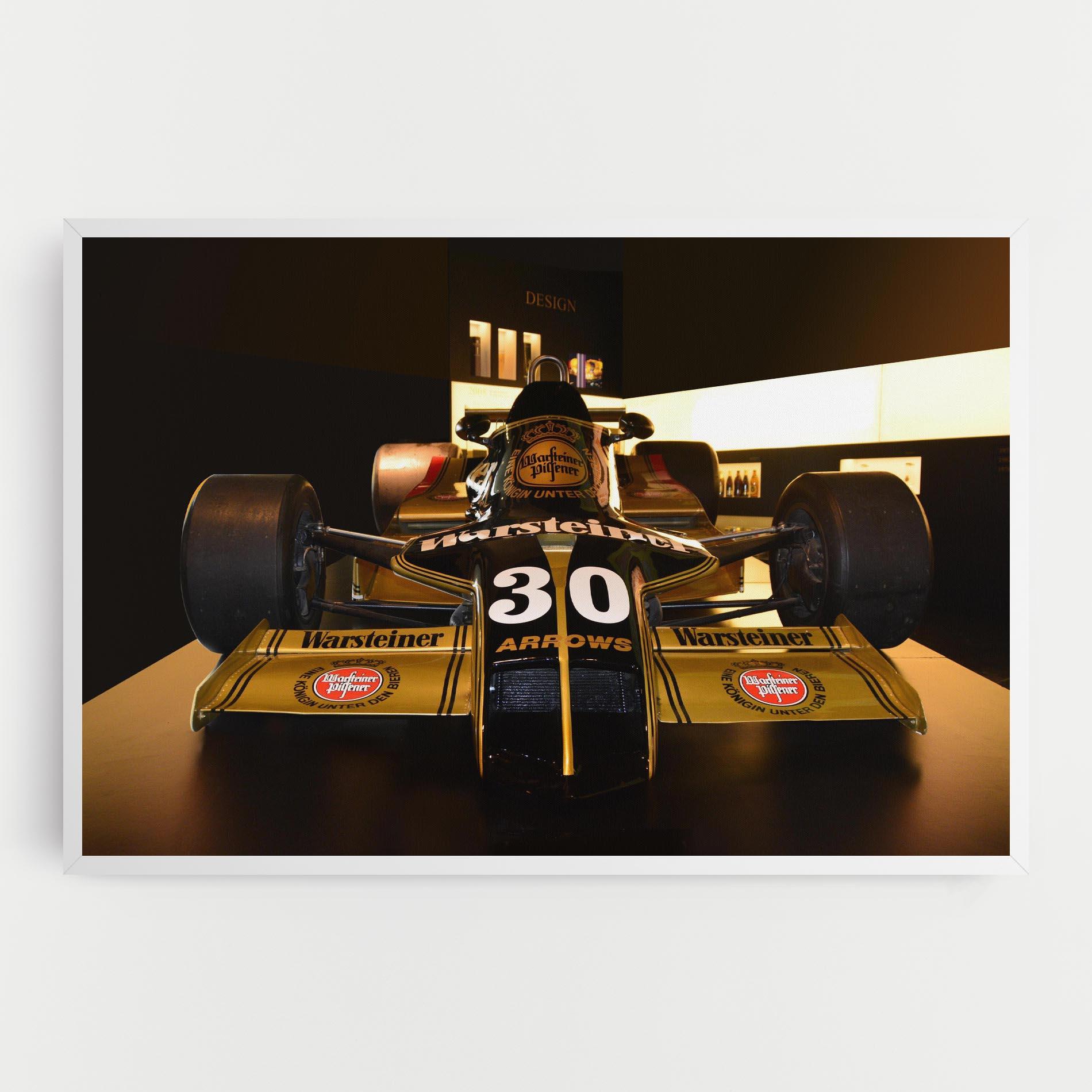 Leinwandbild Formula 1 Car Color mockup 0