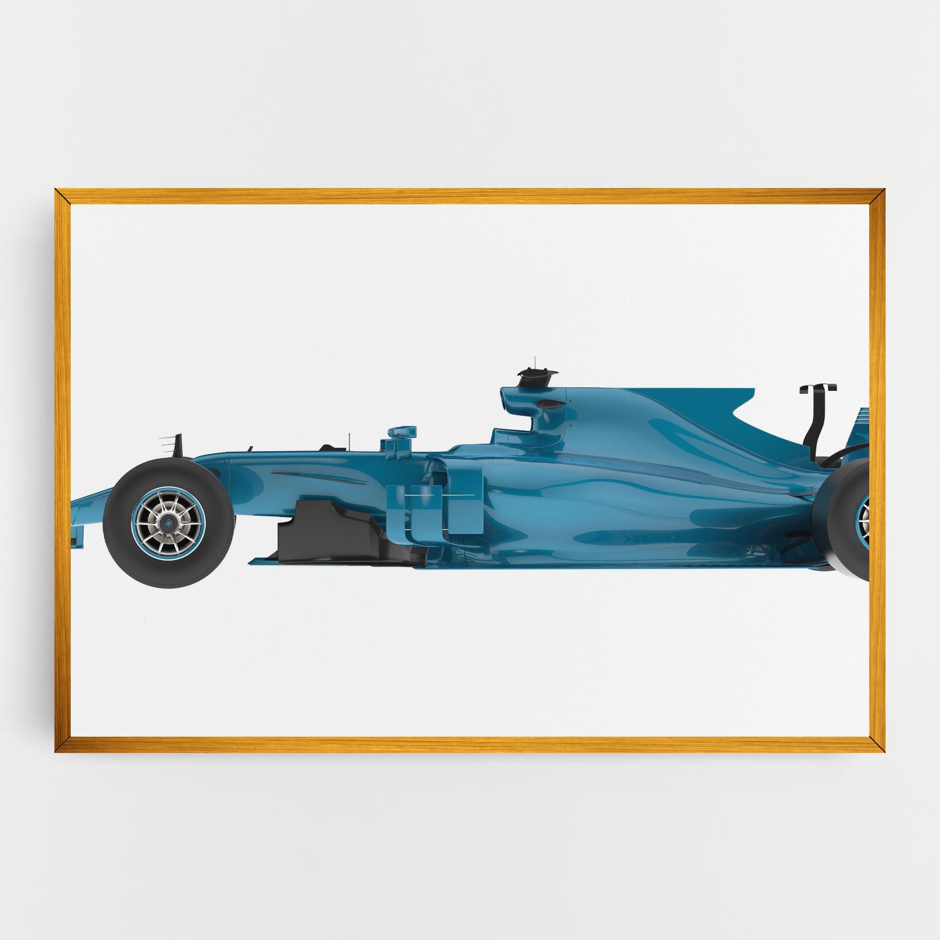Leinwandbild Blue F1 Toy mockup 0