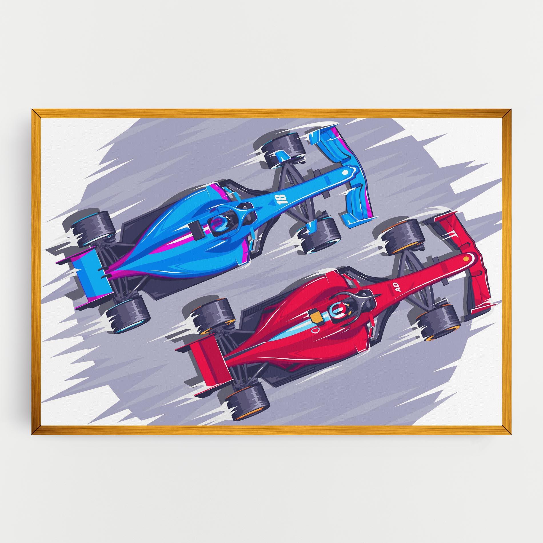 Leinwandbild Bolides mockup 0