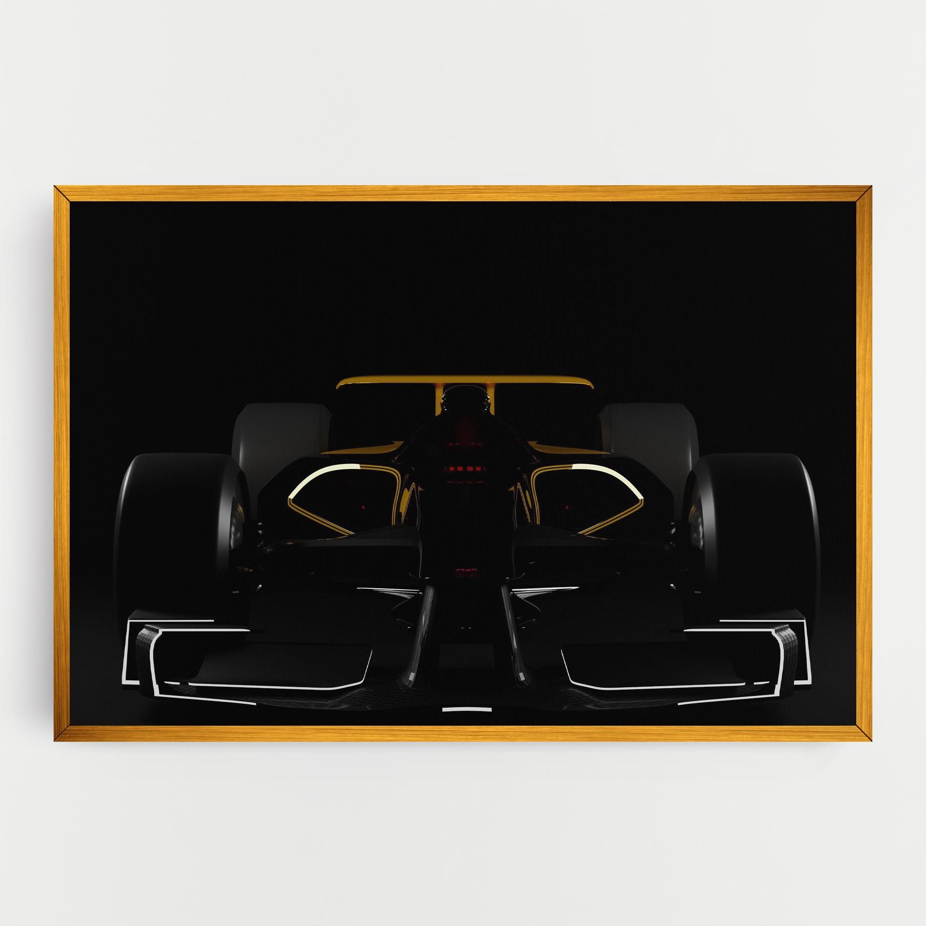 Dark F1 Car mockup 0