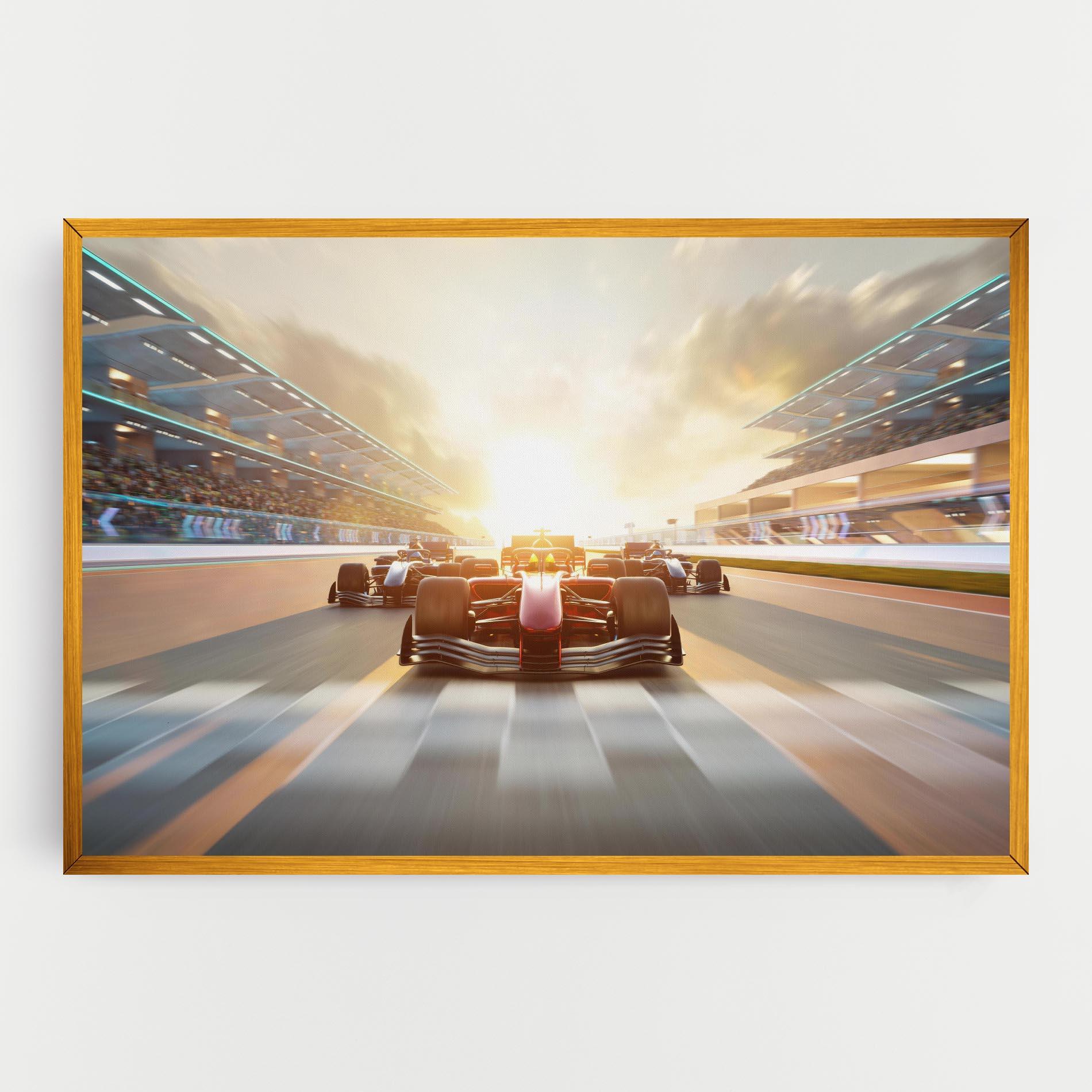 Leinwandbild F1 Winning mockup 0