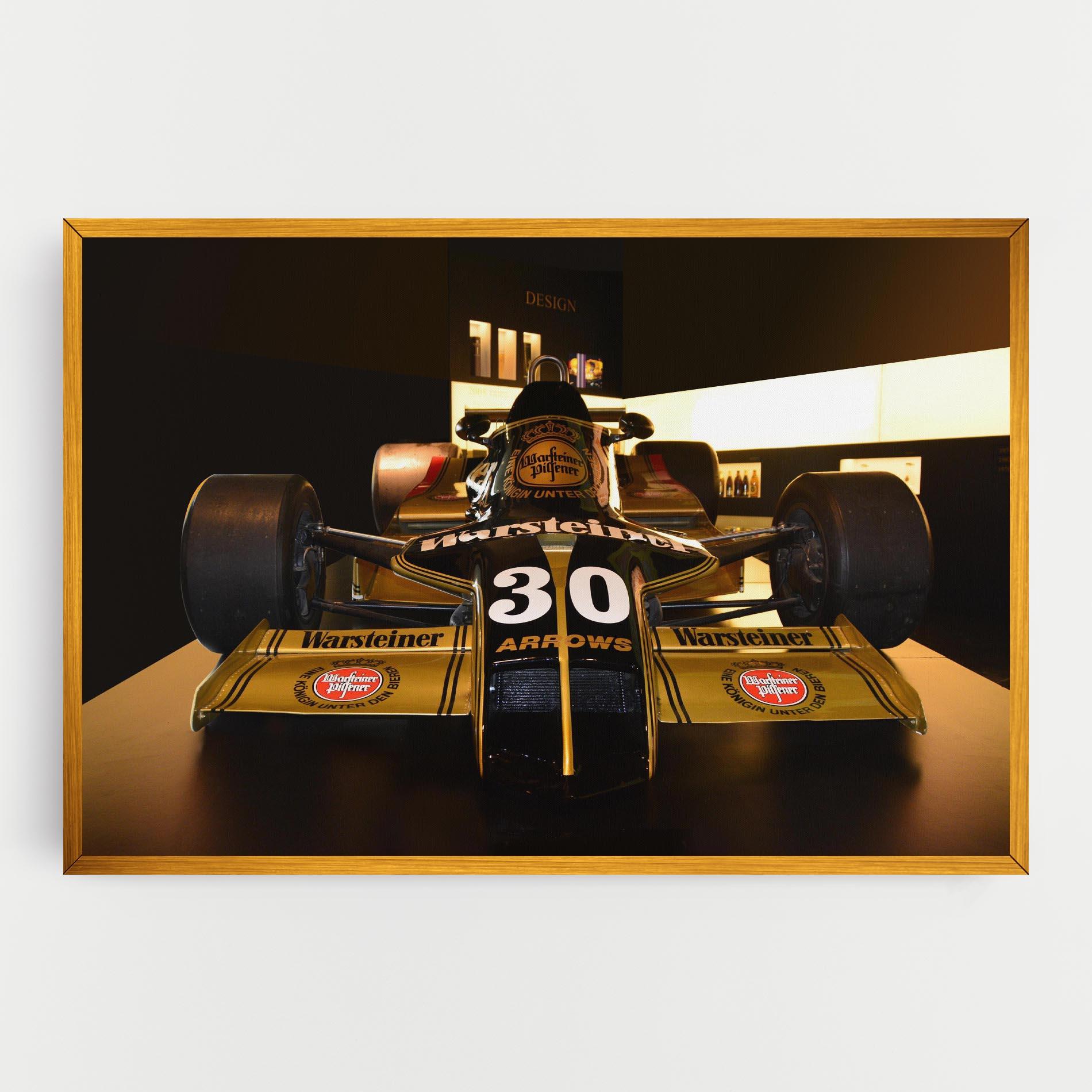 Leinwandbild Formula 1 Car Color mockup 0