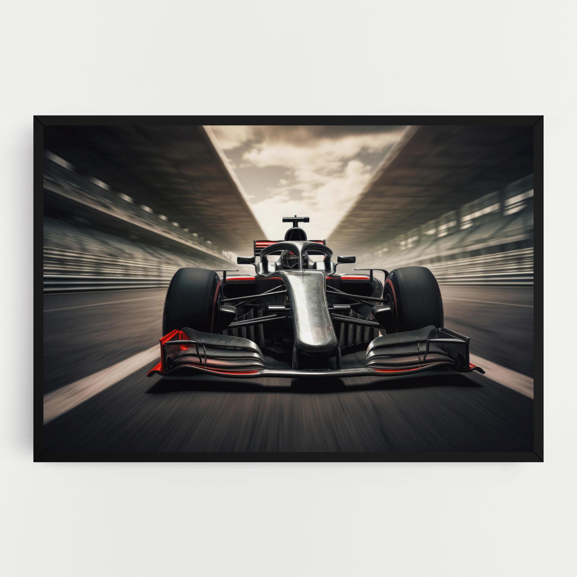 Leinwandbild Black Red F1 mockup 0
