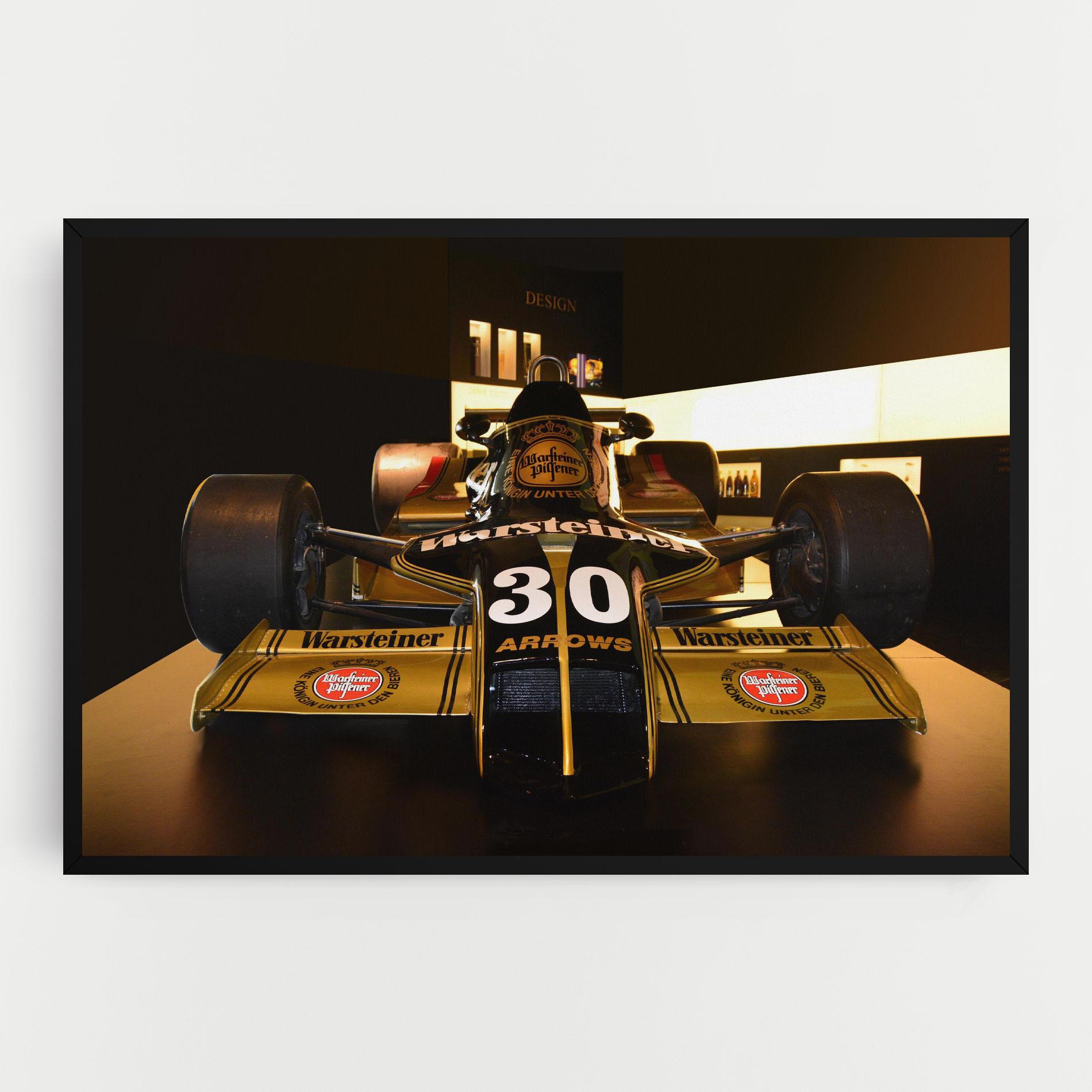 Leinwandbild Formula 1 Car Color mockup 0