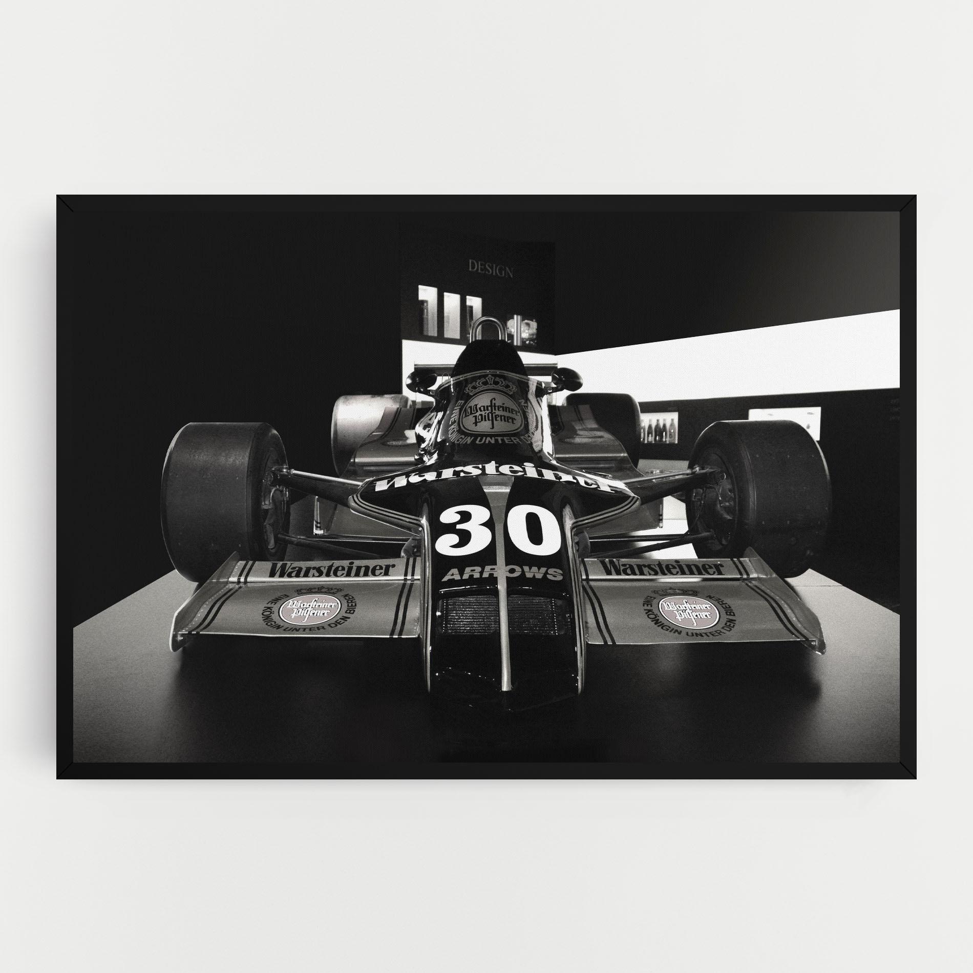 Leinwandbild Formula 1 Car Grey mockup 0