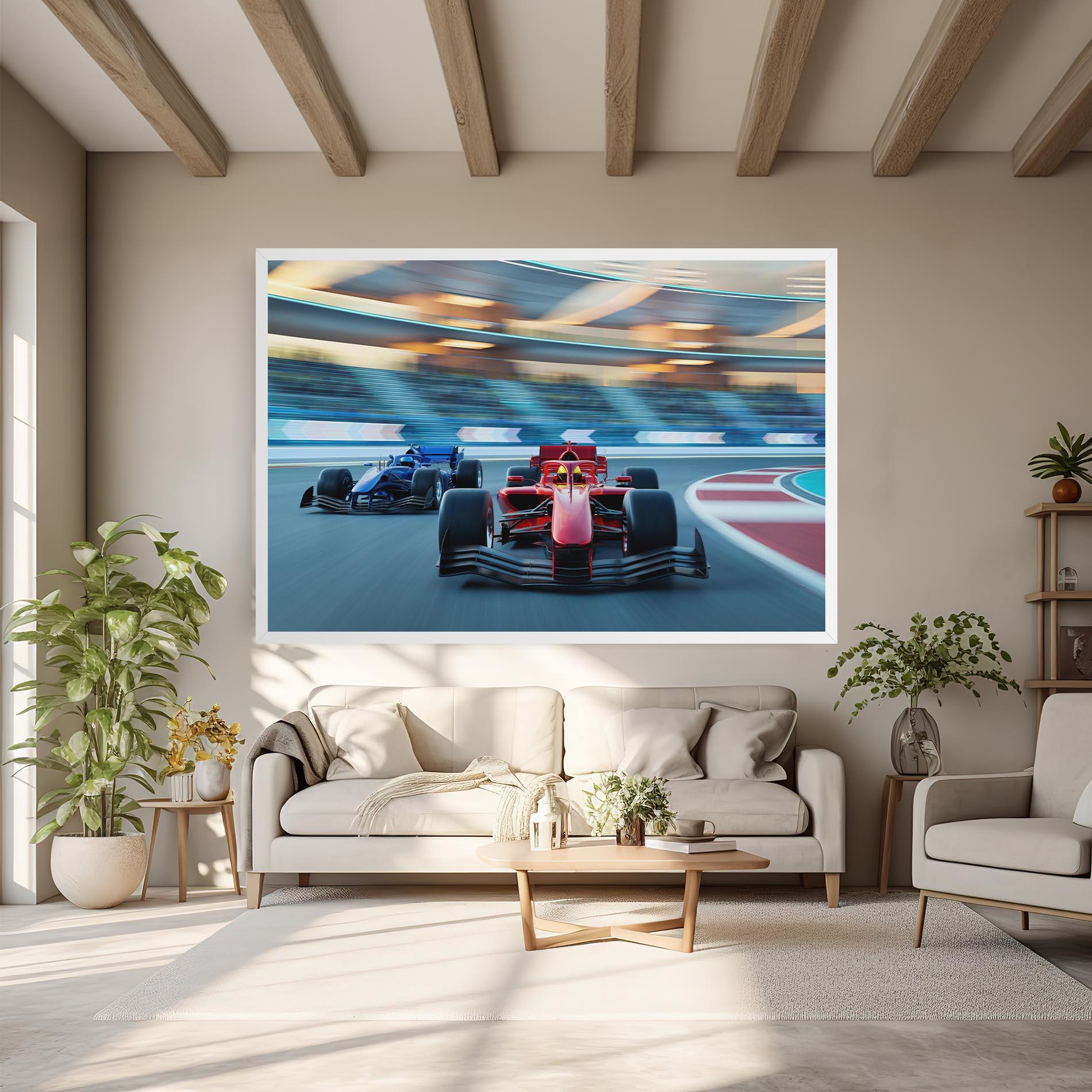 Leinwandbild F1 Racing mockup 6