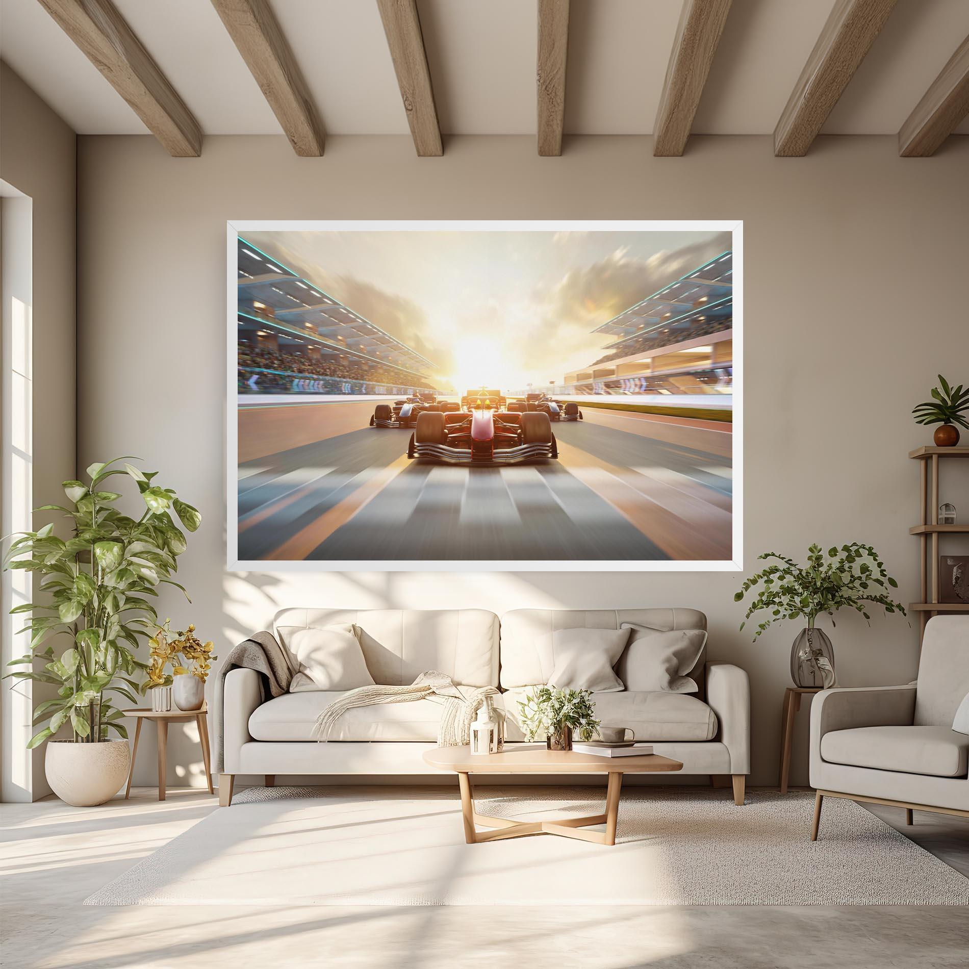 Leinwandbild F1 Winning mockup 6