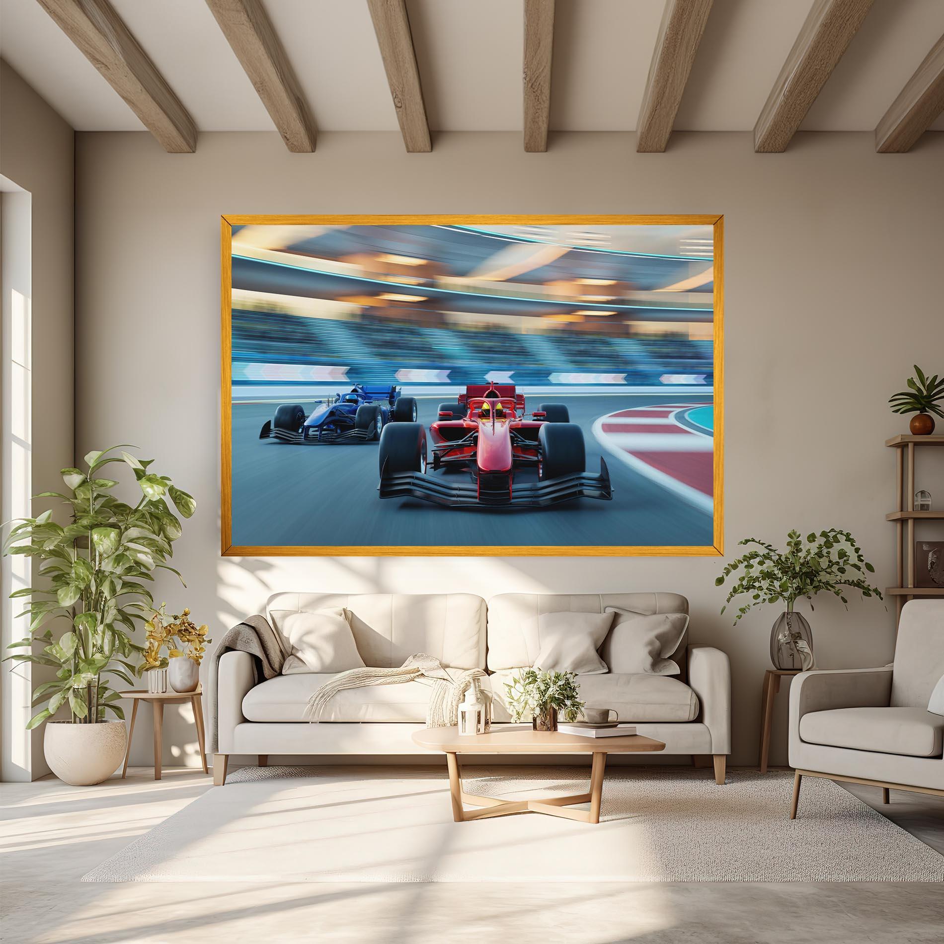 Leinwandbild F1 Racing mockup 6