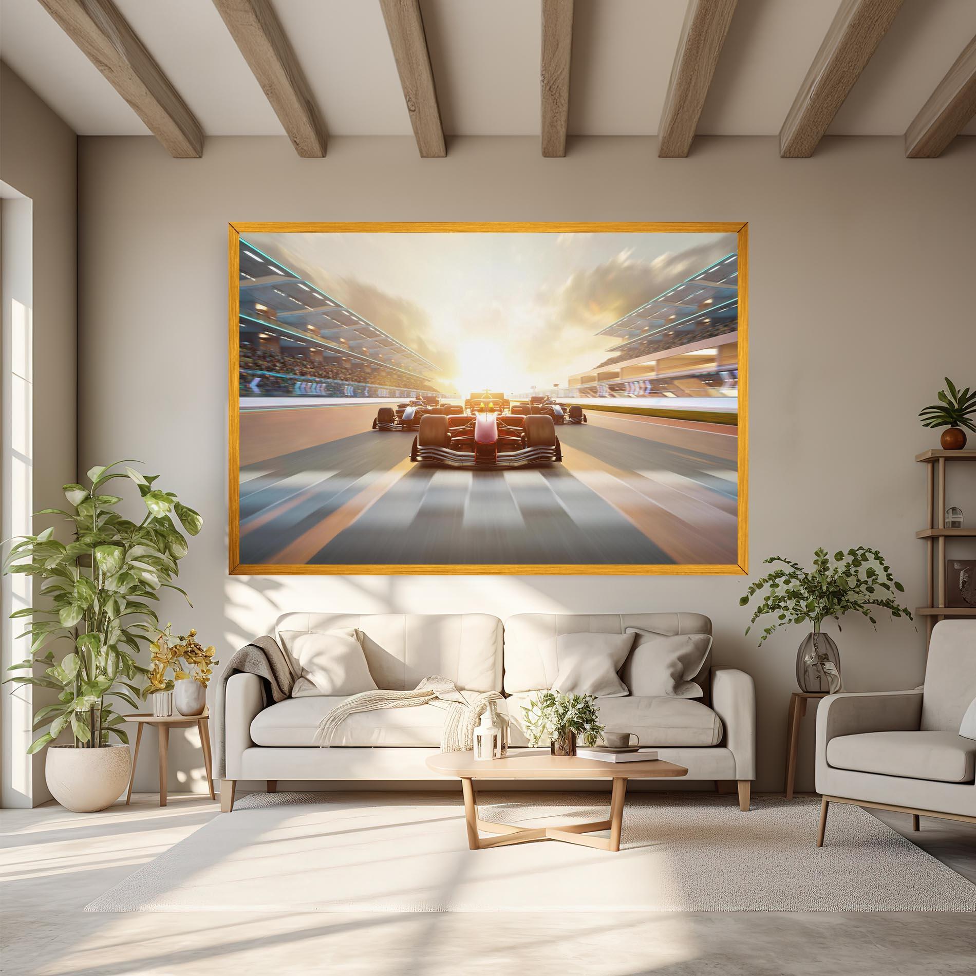 Leinwandbild F1 Winning mockup 6