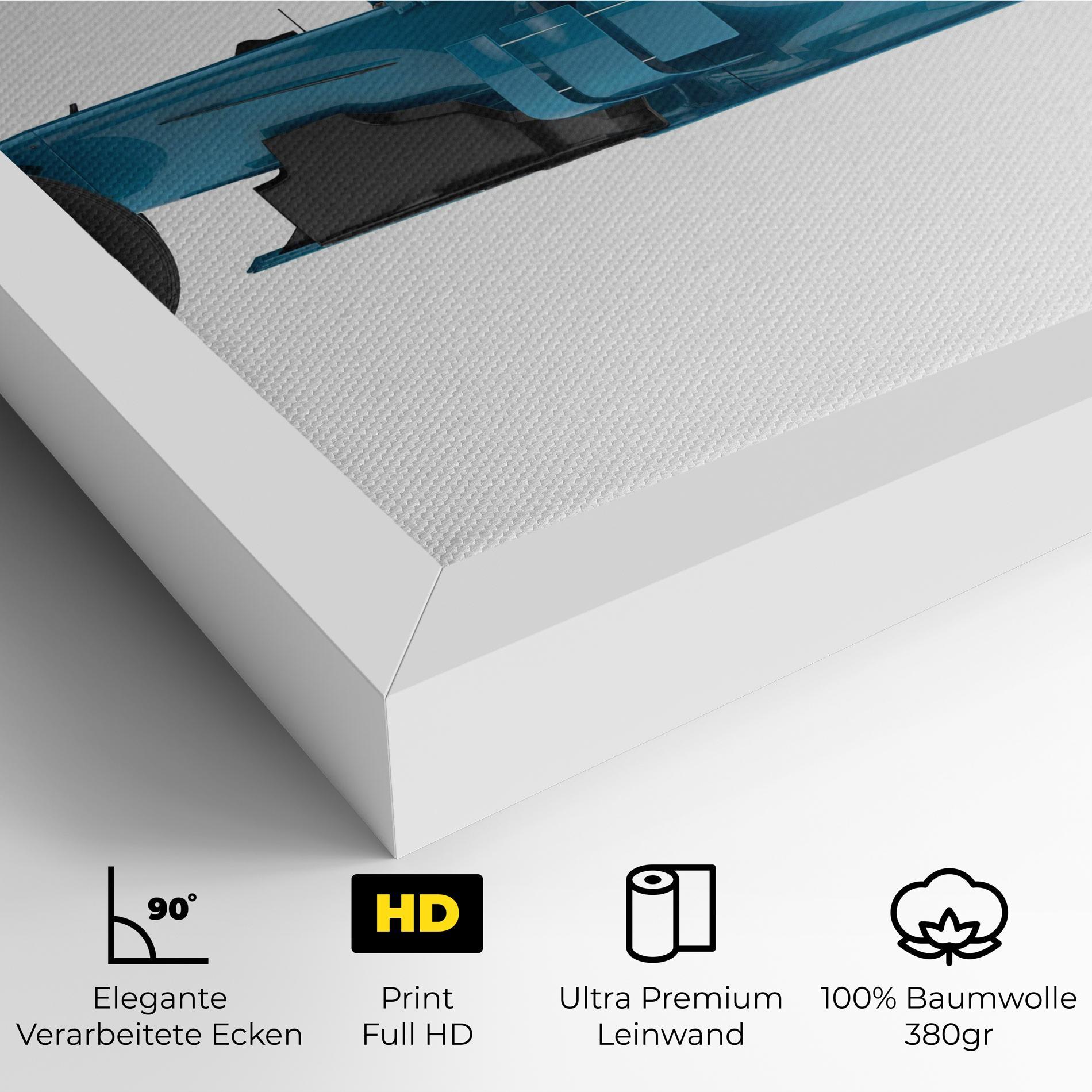 Leinwandbild Blue F1 Toy mockup 4