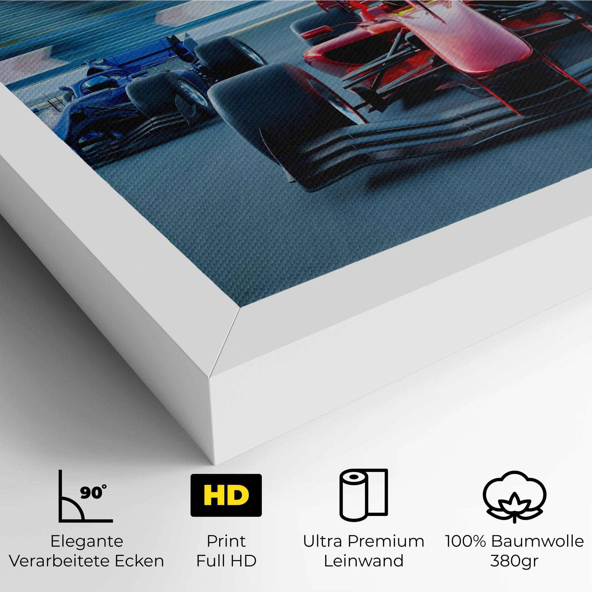 Leinwandbild F1 Racing mockup 4