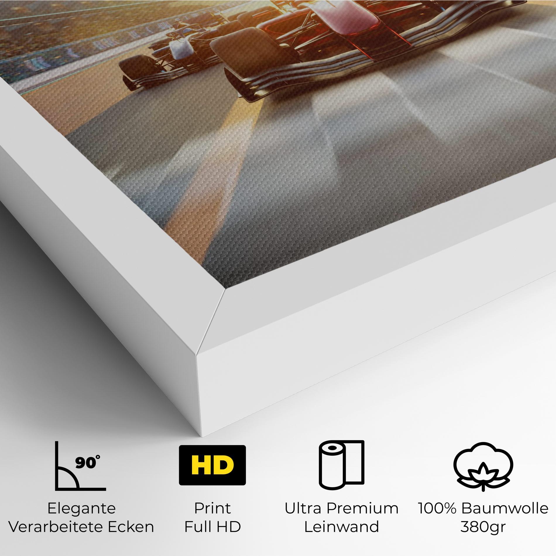 Leinwandbild F1 Winning mockup 4