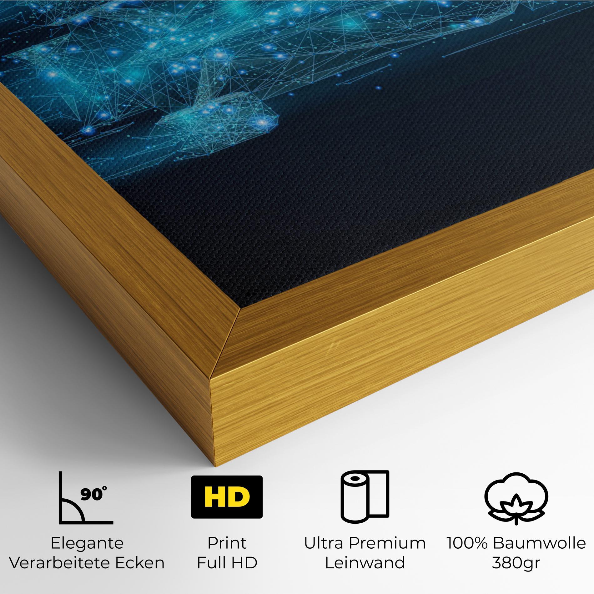 Leinwandbild Blue Light F1 mockup 4