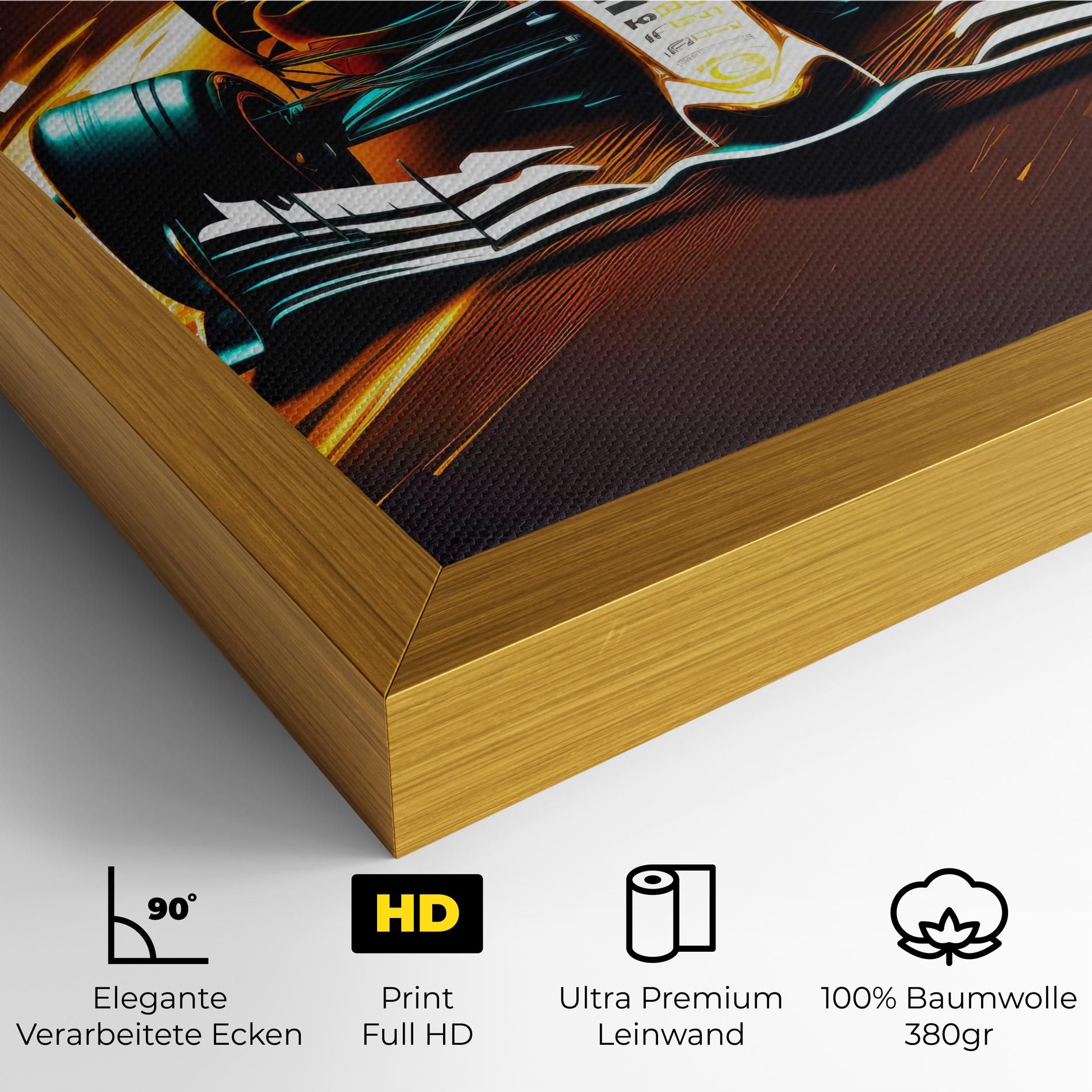 Orange Racing Car mockup 4