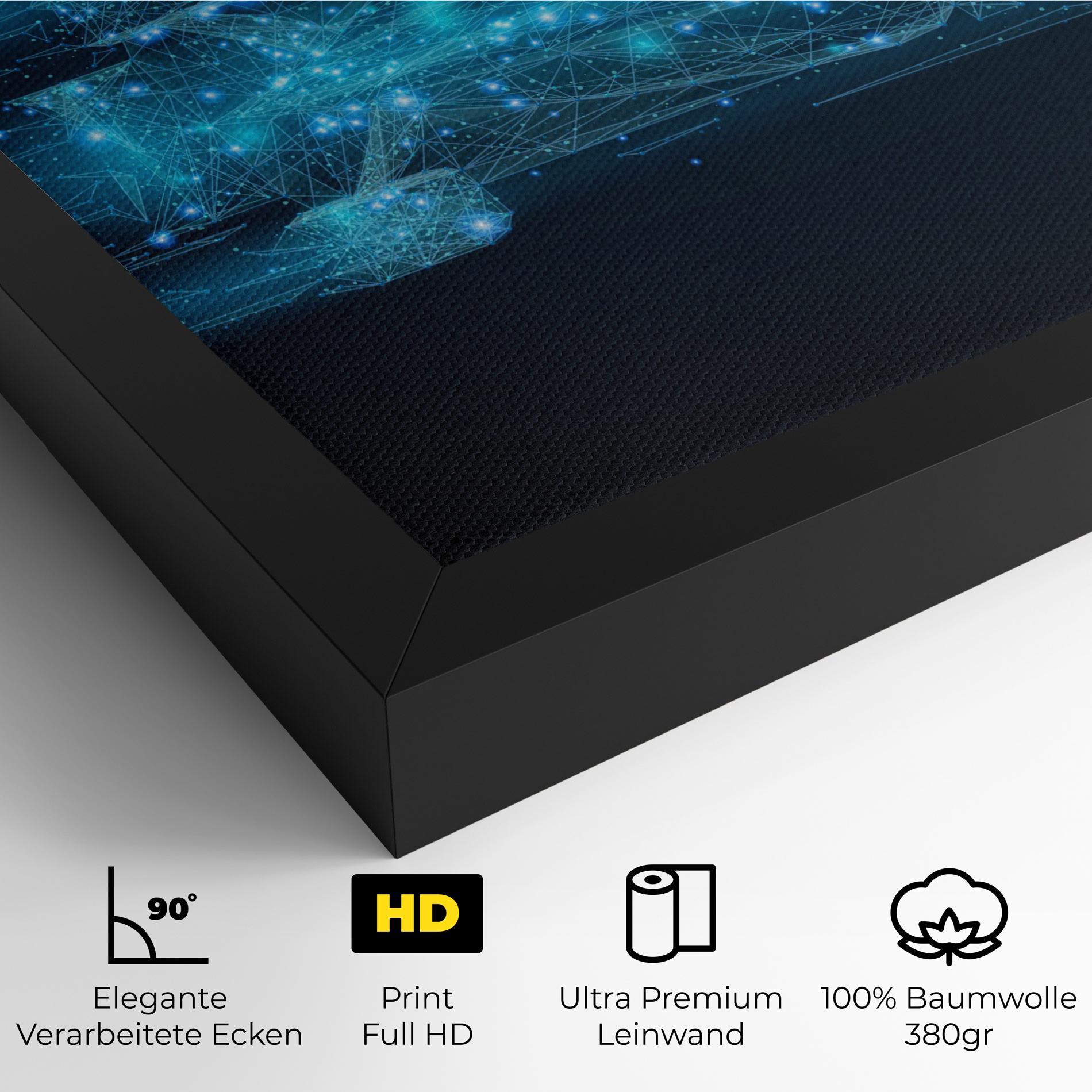 Leinwandbild Blue Light F1 mockup 4