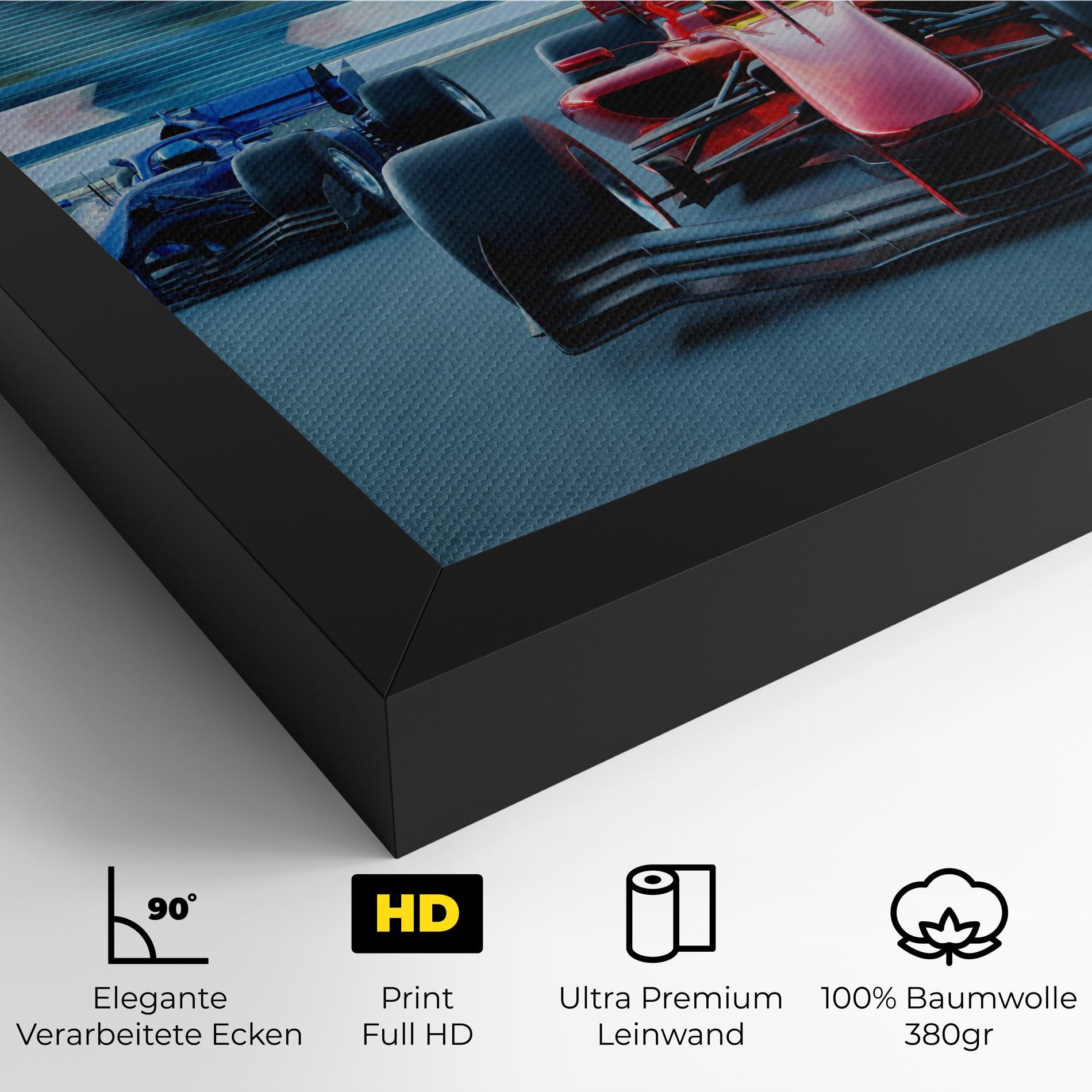 Leinwandbild F1 Racing mockup 4