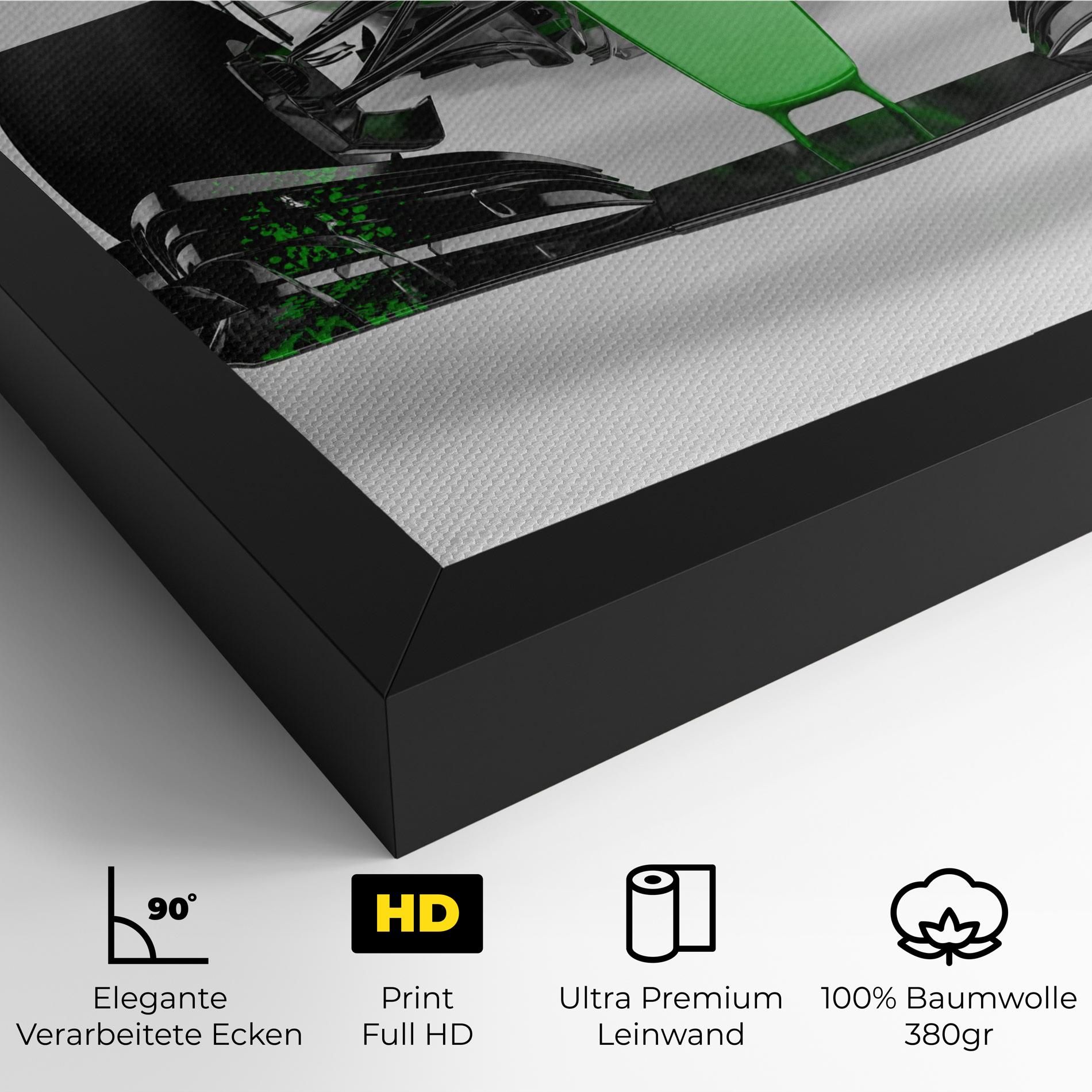 Green F1 Car mockup 4