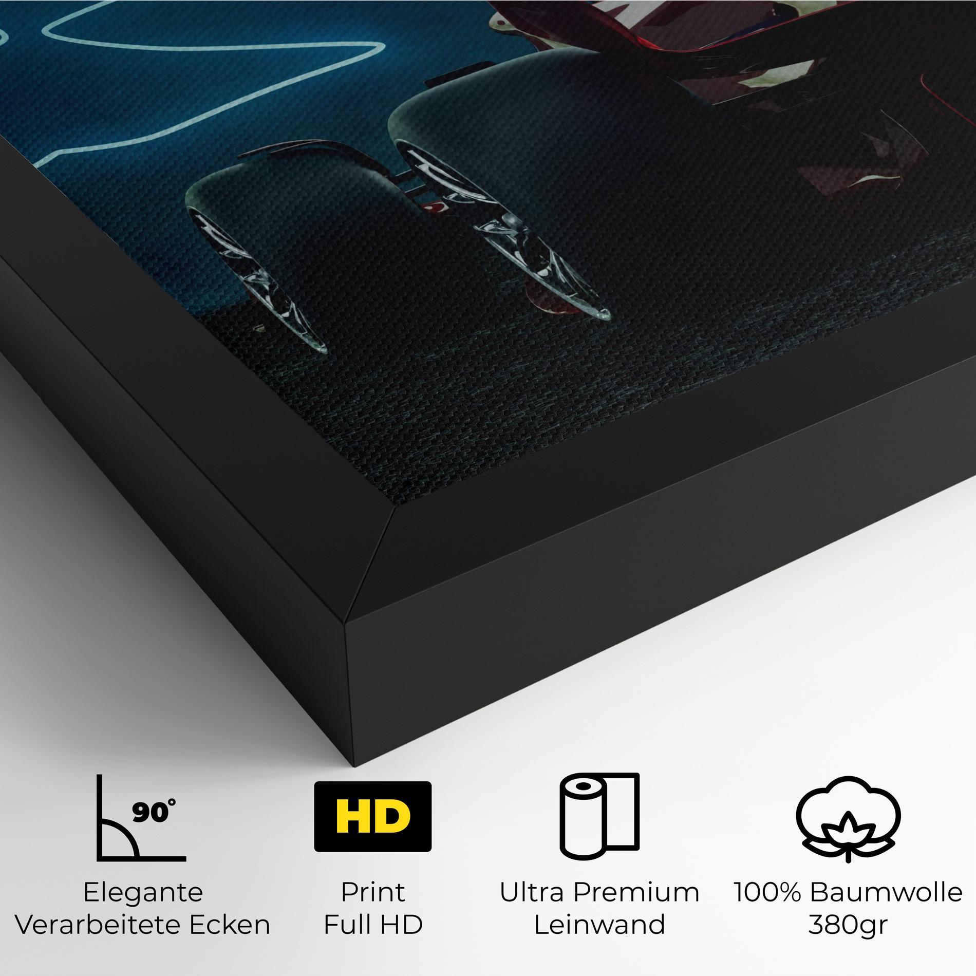 Leinwandbild Race Car F1 mockup 4