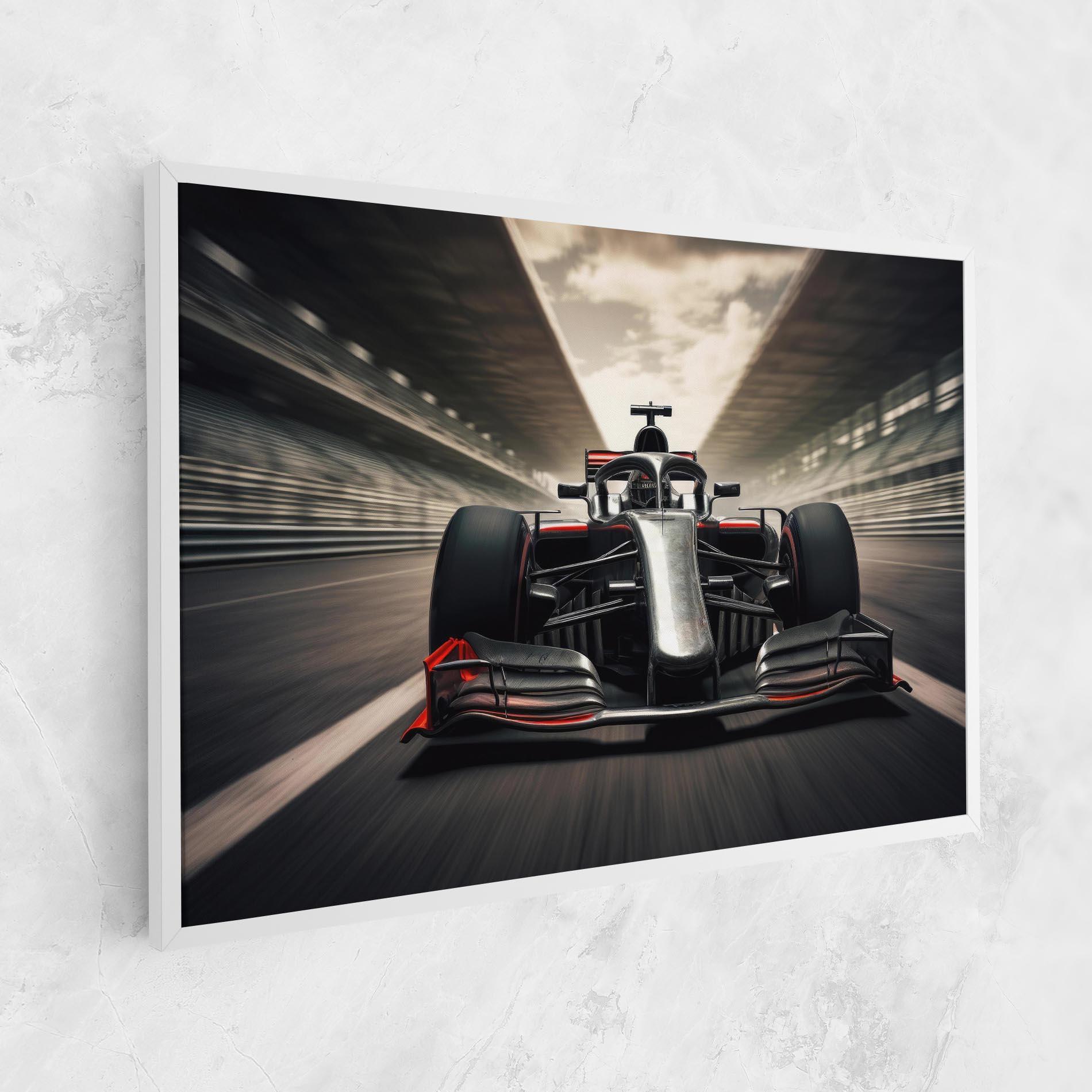 Leinwandbild Black Red F1 mockup 1