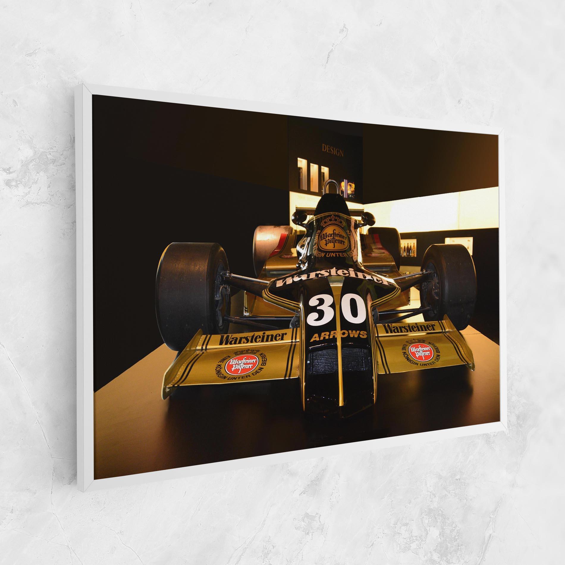 Leinwandbild Formula 1 Car Color mockup 1