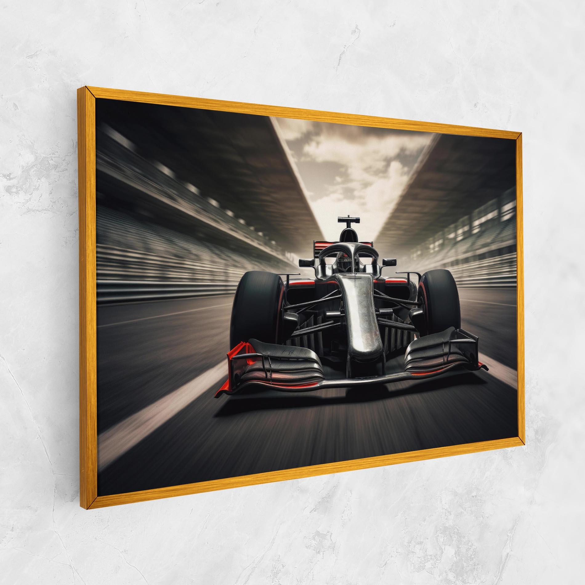 Leinwandbild Black Red F1 mockup 1