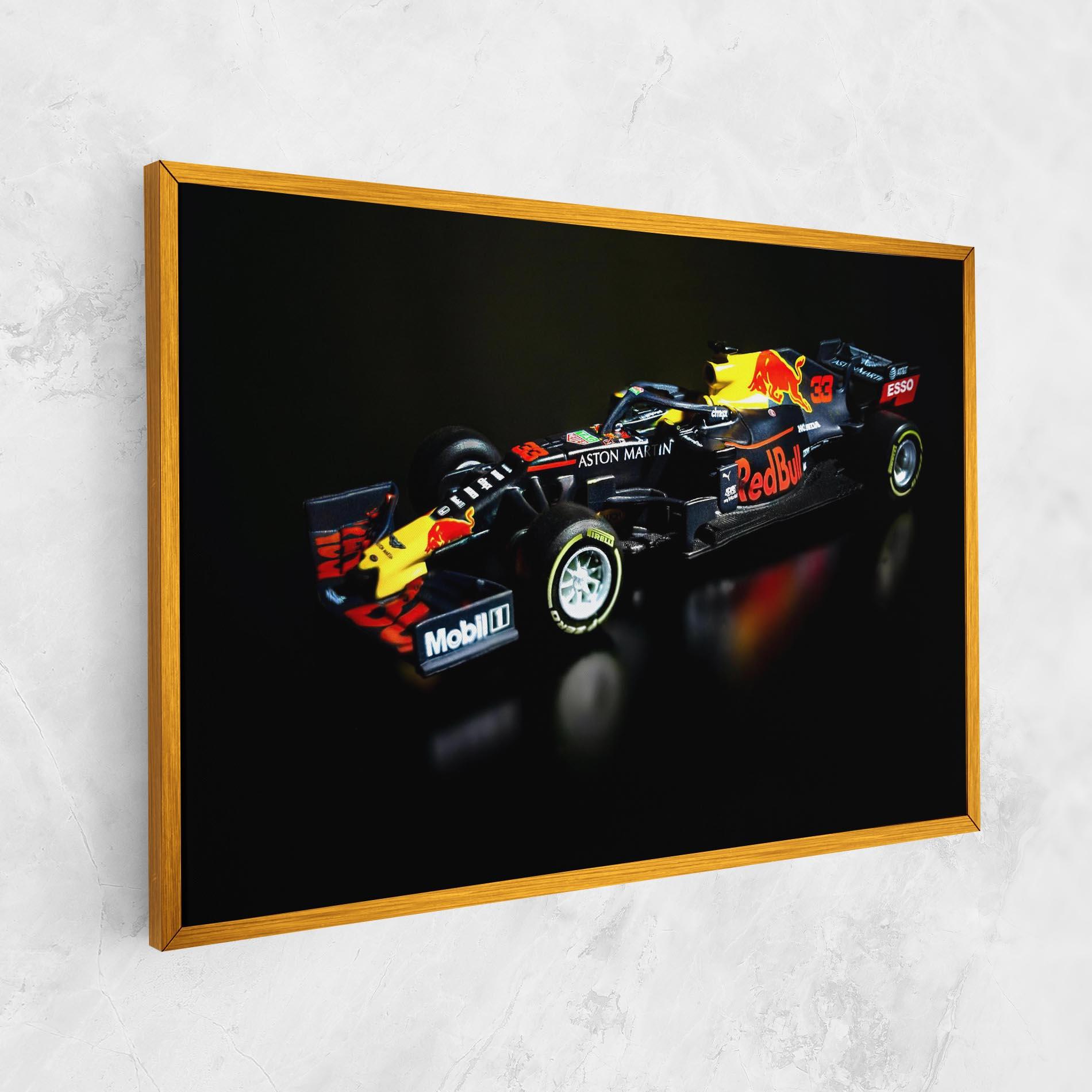 Leinwandbild Black Yellow F1 mockup 1