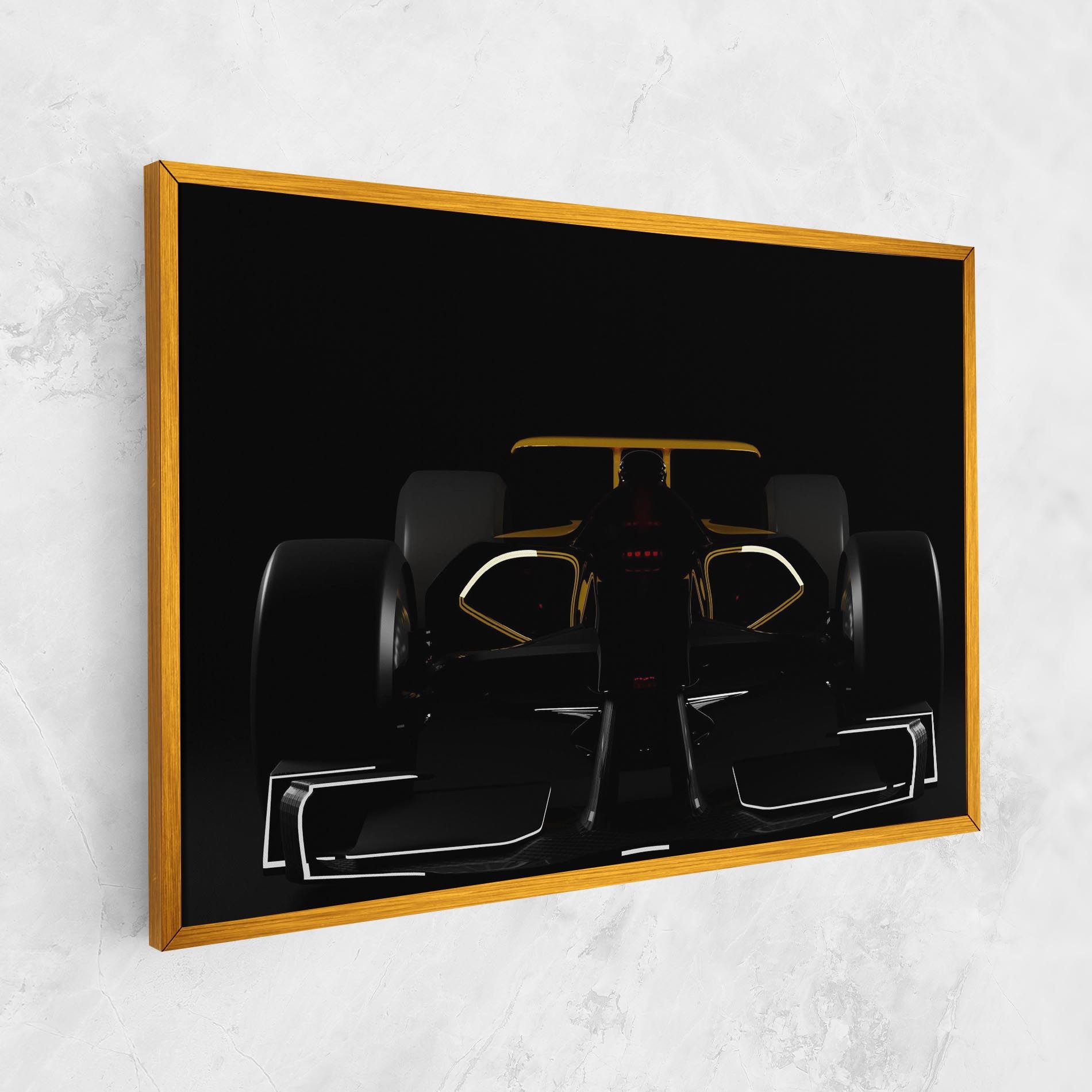 Dark F1 Car mockup 1