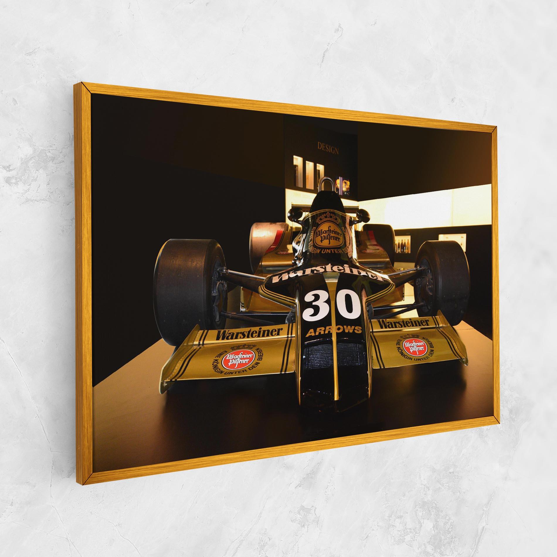 Leinwandbild Formula 1 Car Color mockup 1