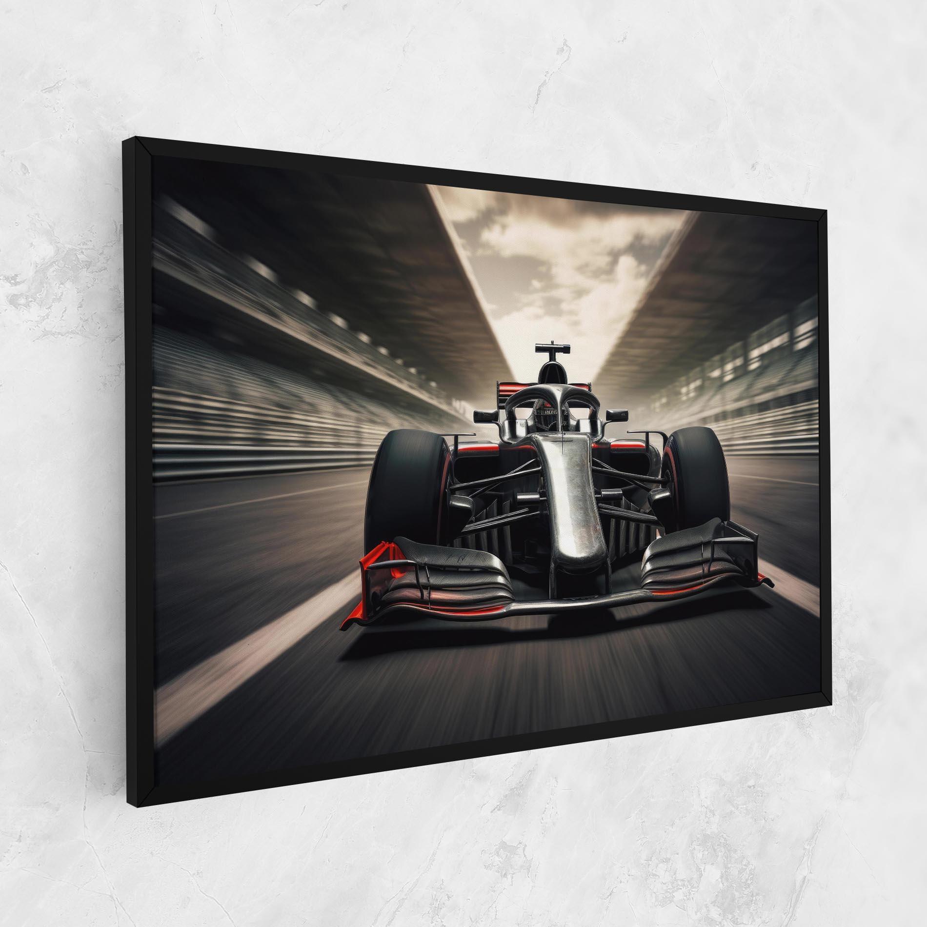 Leinwandbild Black Red F1 mockup 1