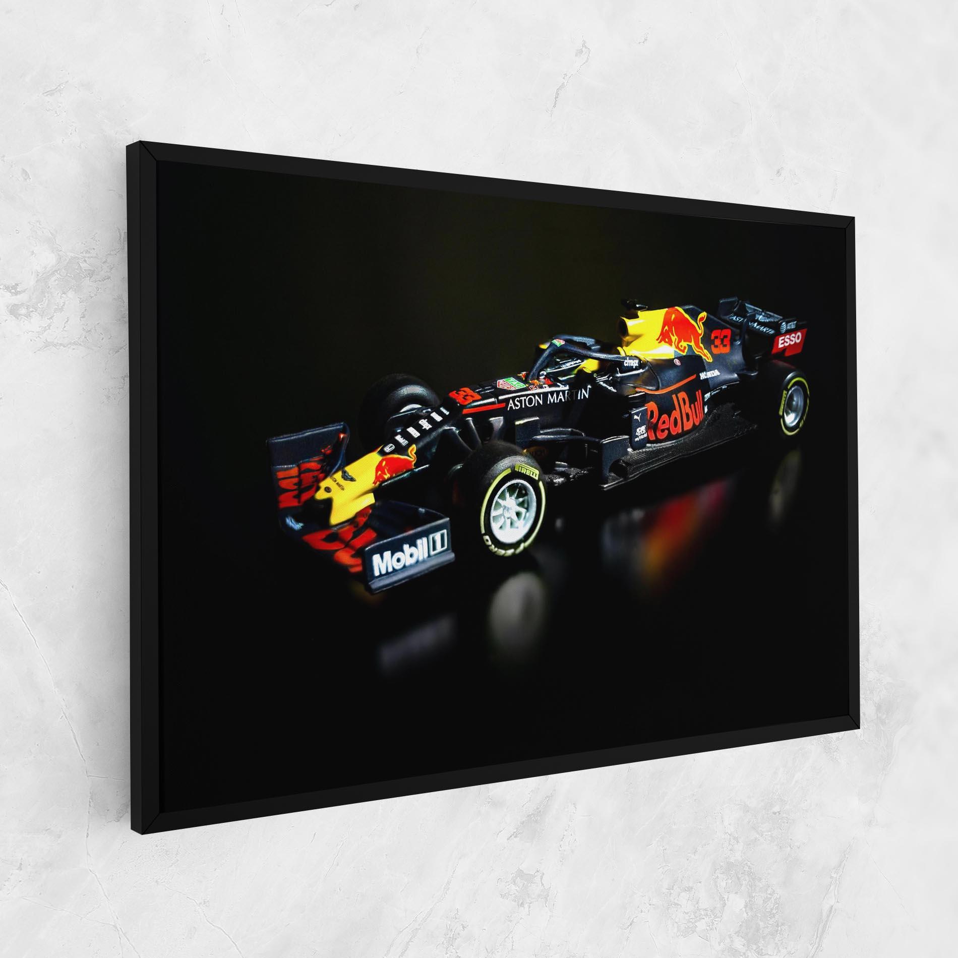 Leinwandbild Black Yellow F1 mockup 1
