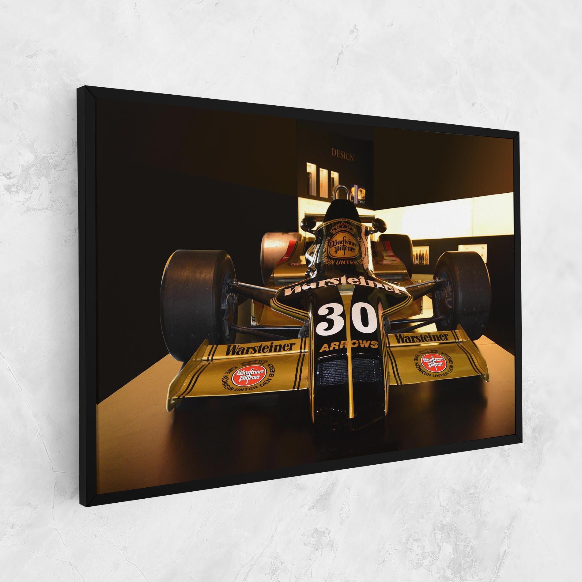 Leinwandbild Formula 1 Car Color mockup 1