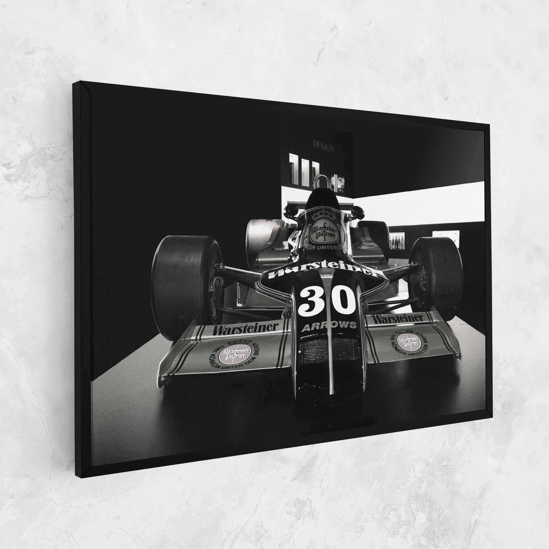 Leinwandbild Formula 1 Car Grey mockup 1