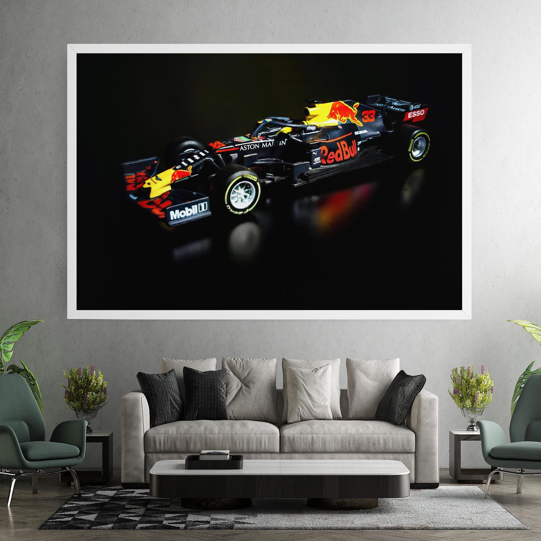 Leinwandbild Black Yellow F1 mockup 7