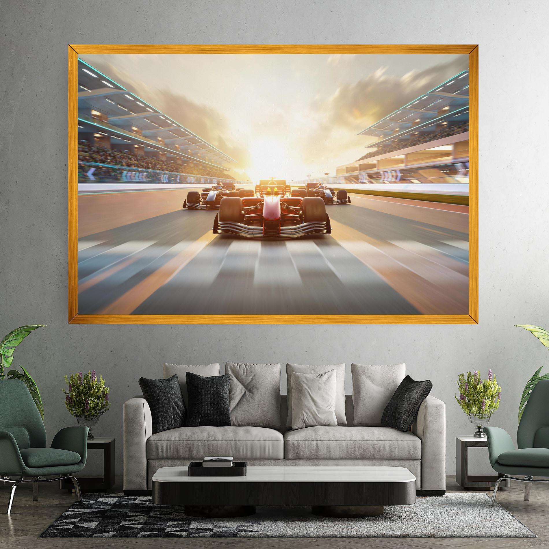Leinwandbild F1 Winning mockup 7
