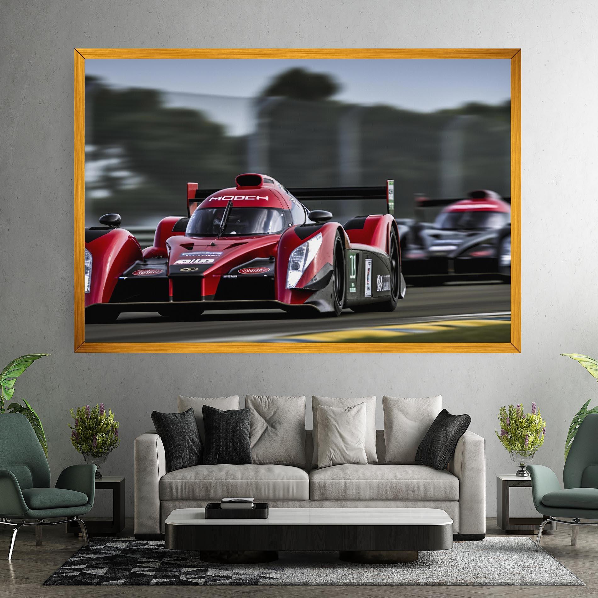 Leinwandbild Red Racing Cars mockup 7