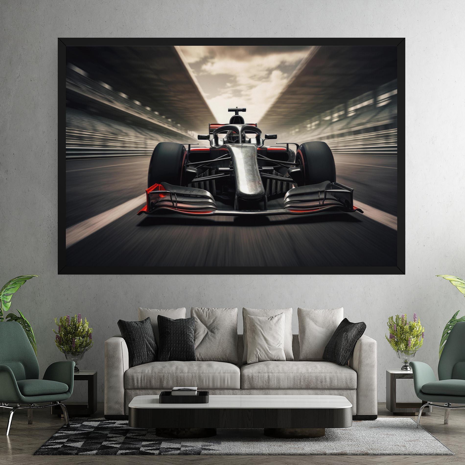 Leinwandbild Black Red F1 mockup 7