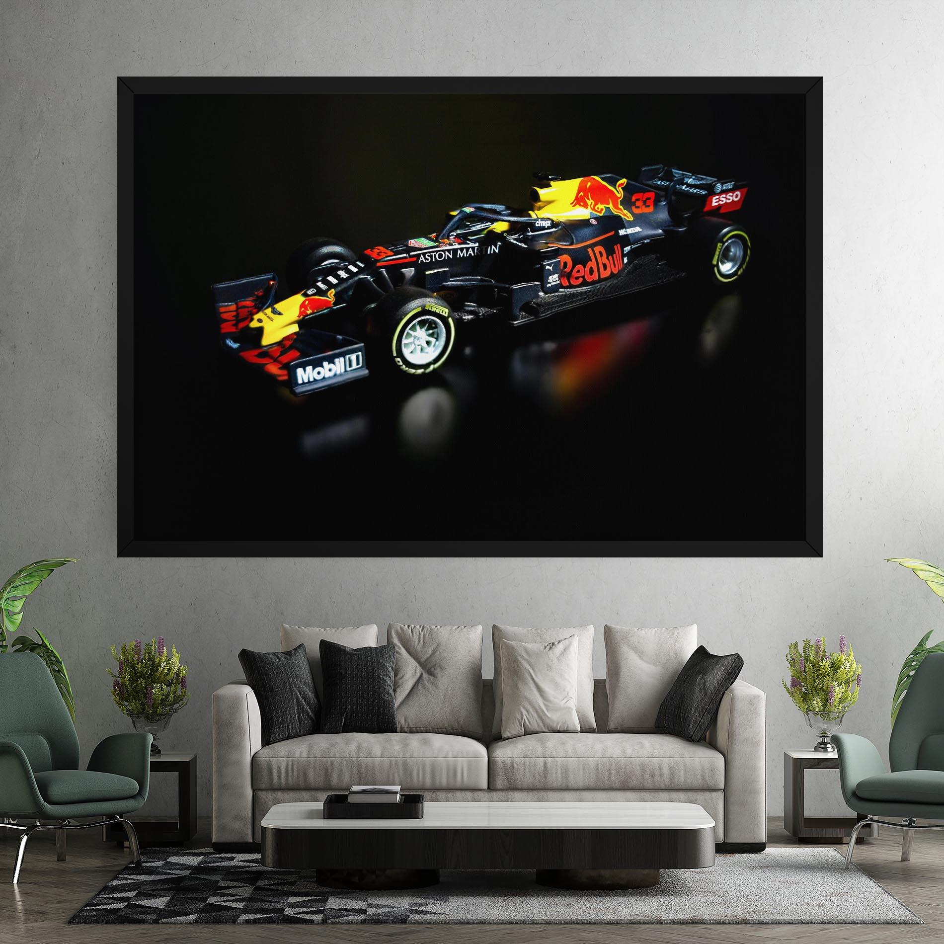 Leinwandbild Black Yellow F1 mockup 7