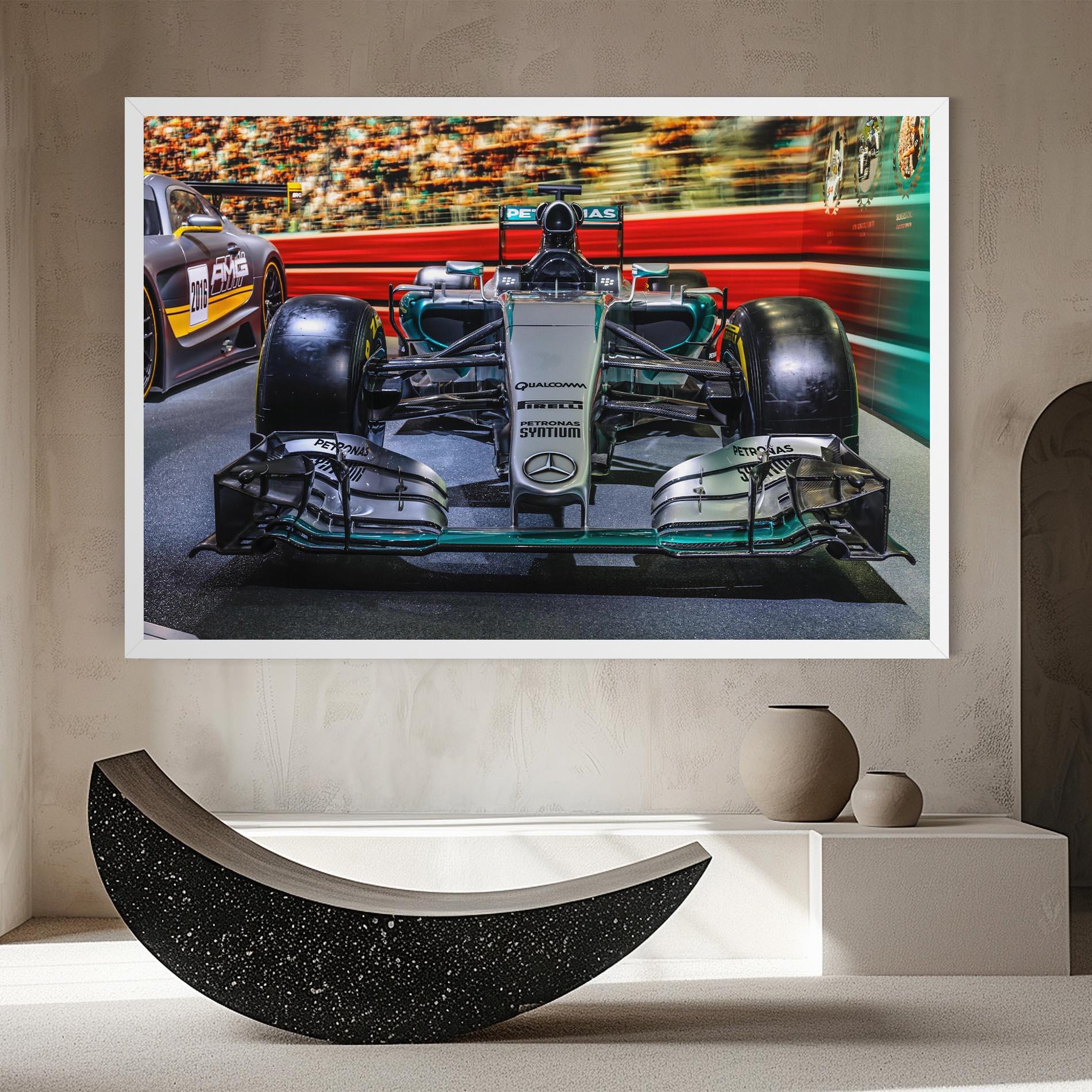 Leinwandbild Black Green F1 mockup 8