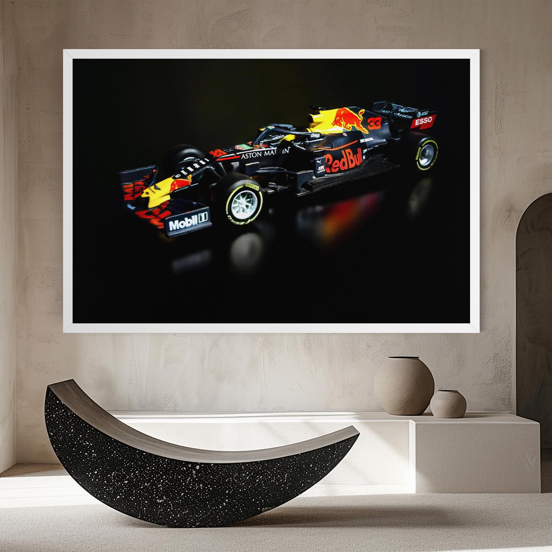 Leinwandbild Black Yellow F1 mockup 8