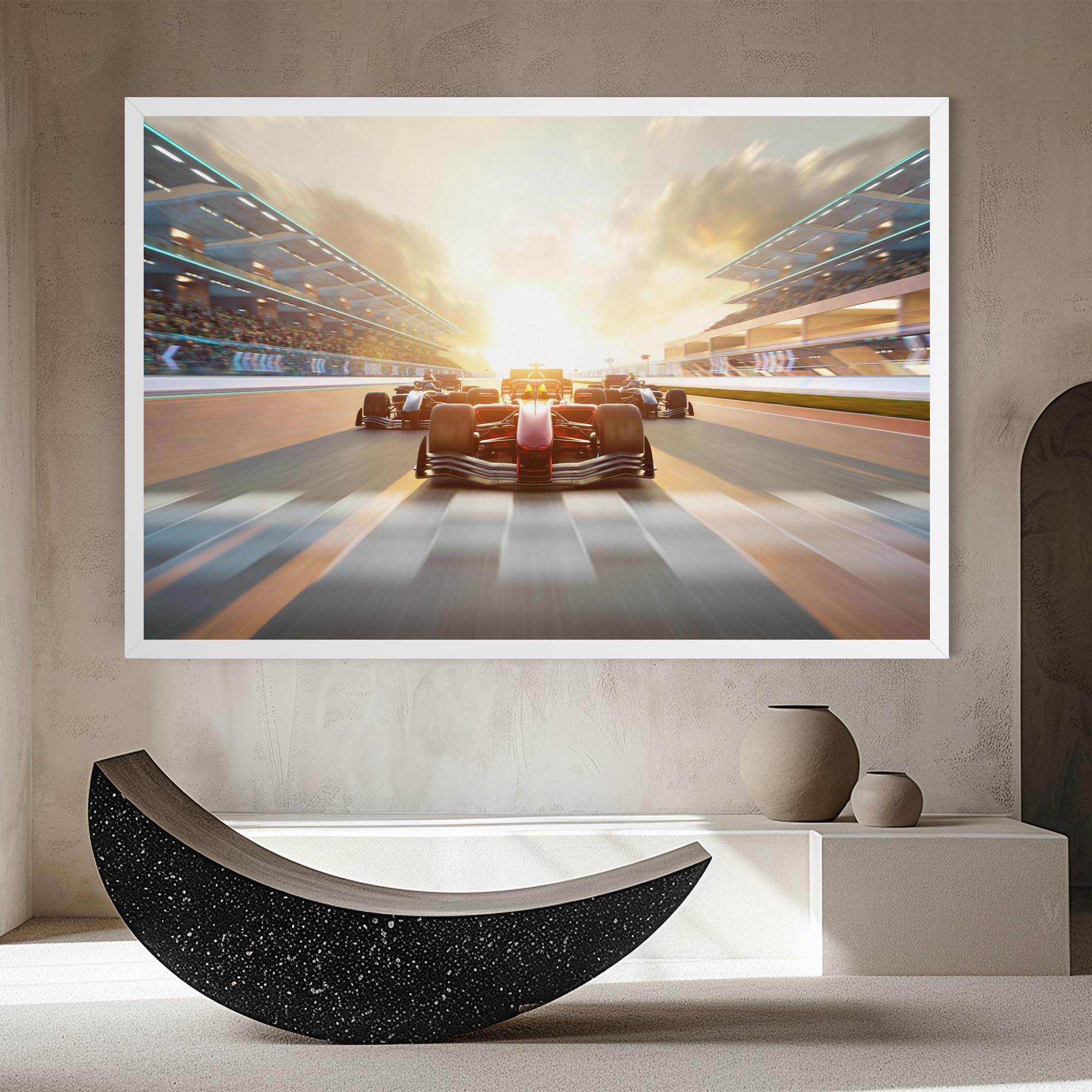 Leinwandbild F1 Winning mockup 8