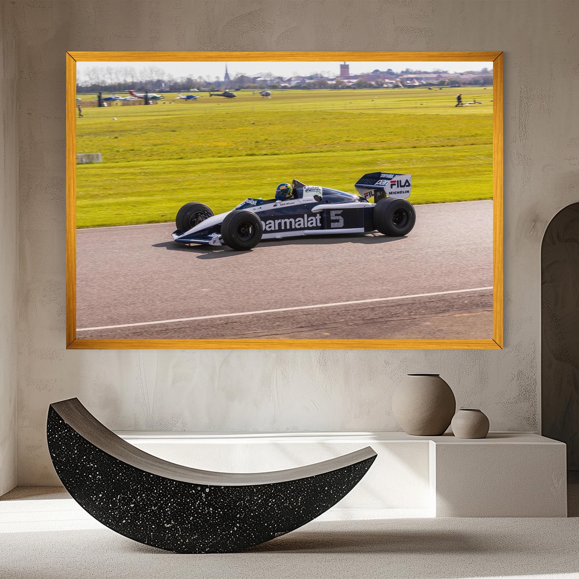 Black F1 Car mockup 8